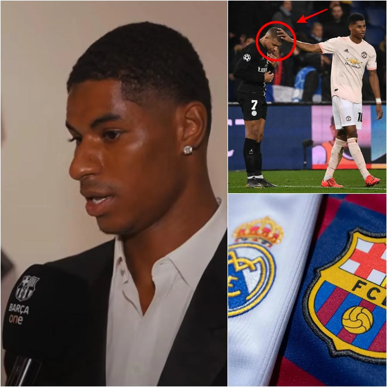 Cover Image for 🔥 Rashford Met Le Feu Avant Le Clasico ! “Je Ne Crains Personne, Surtout Pas Madrid” 😤 — L’anglais Aurait Lancé Une Phrase Cinglante Qui Aurait Fait Réagir Les Fans Merengue ! 💣 Certains Médias Espagnols Parleraient Même D’un Message Caché Envoyé À Mbappé 👀