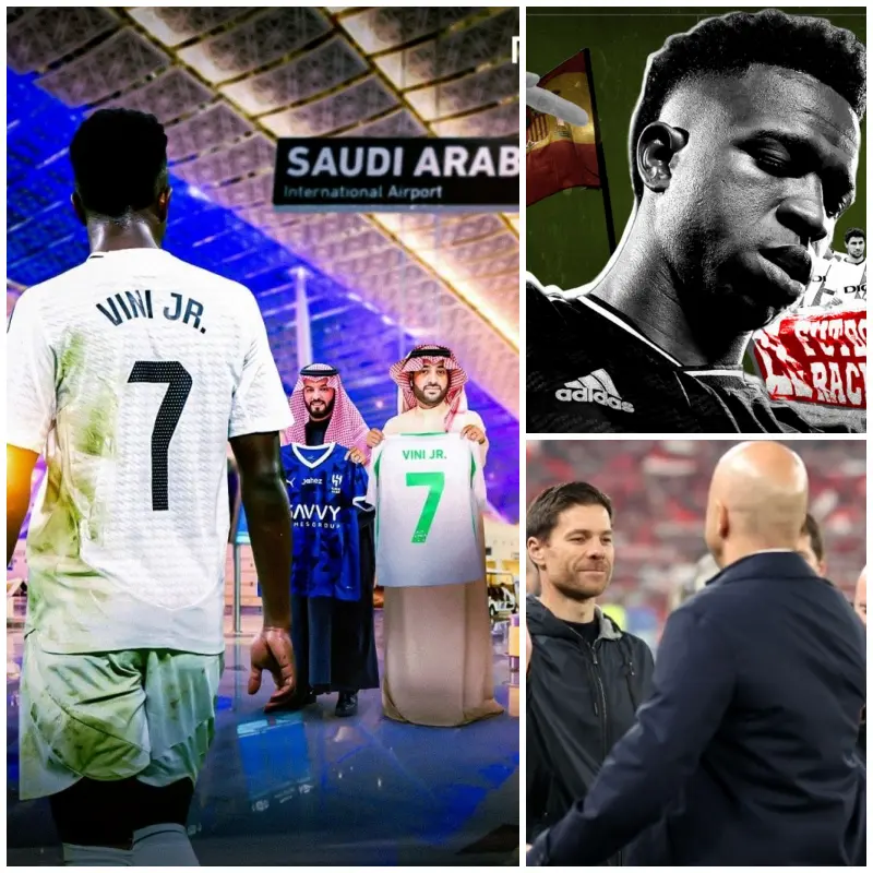 Cover Image for 🔥 LE BERNABÉU EN ÉBULLITION ! Le Real Madrid FIXE LE PRIX DE VINICIUS À 150 MILLIONS D’EUROS – Pérez REFUSE un salaire égal à Mbappé, le vestiaire DOUTE de son AVENIR ! 🔗Lien complet :