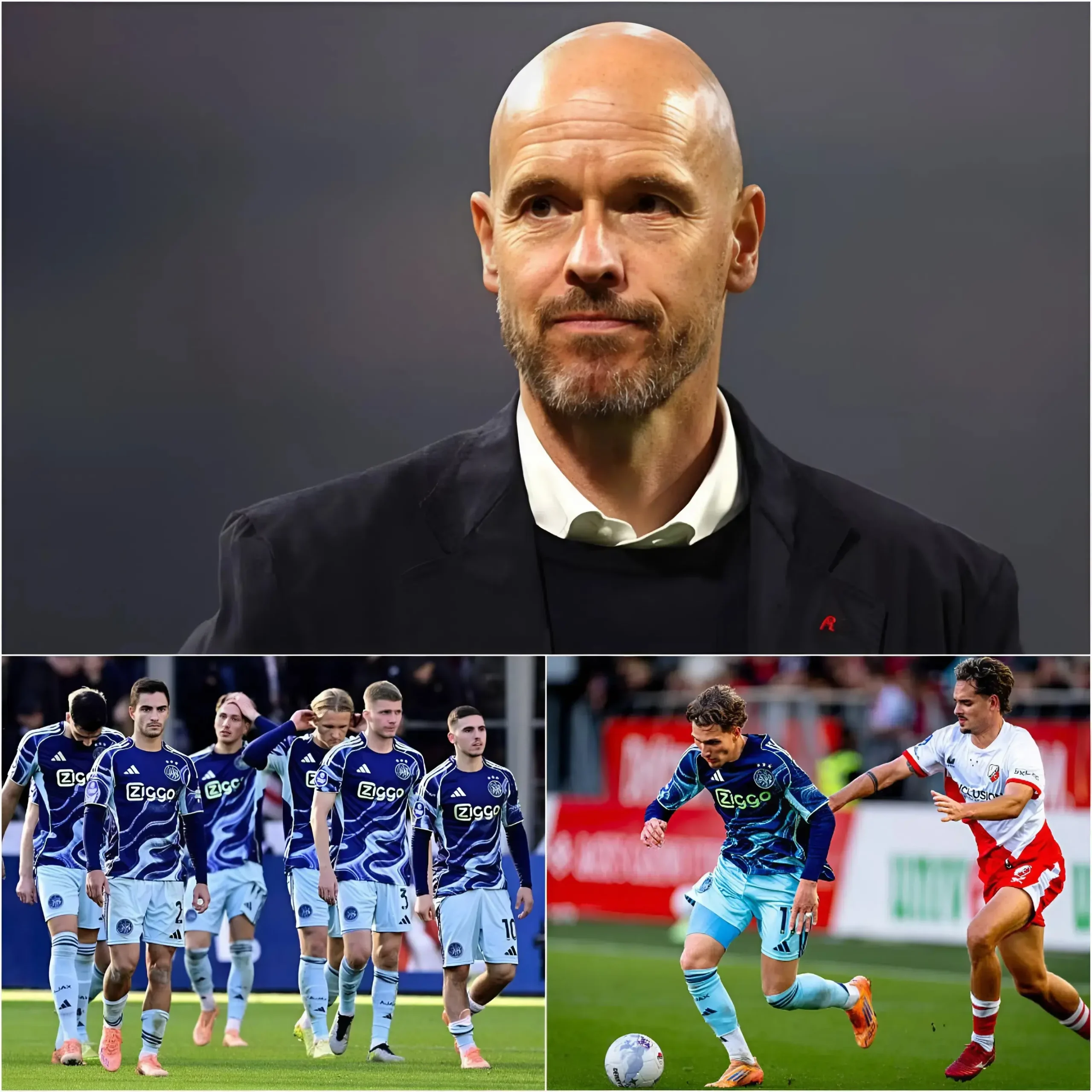 Cover Image for Ten Hag de retour à l’Ajax ? Le coup de tonnerre qui secoue Amsterdam : cinq joueurs sur la sellette !