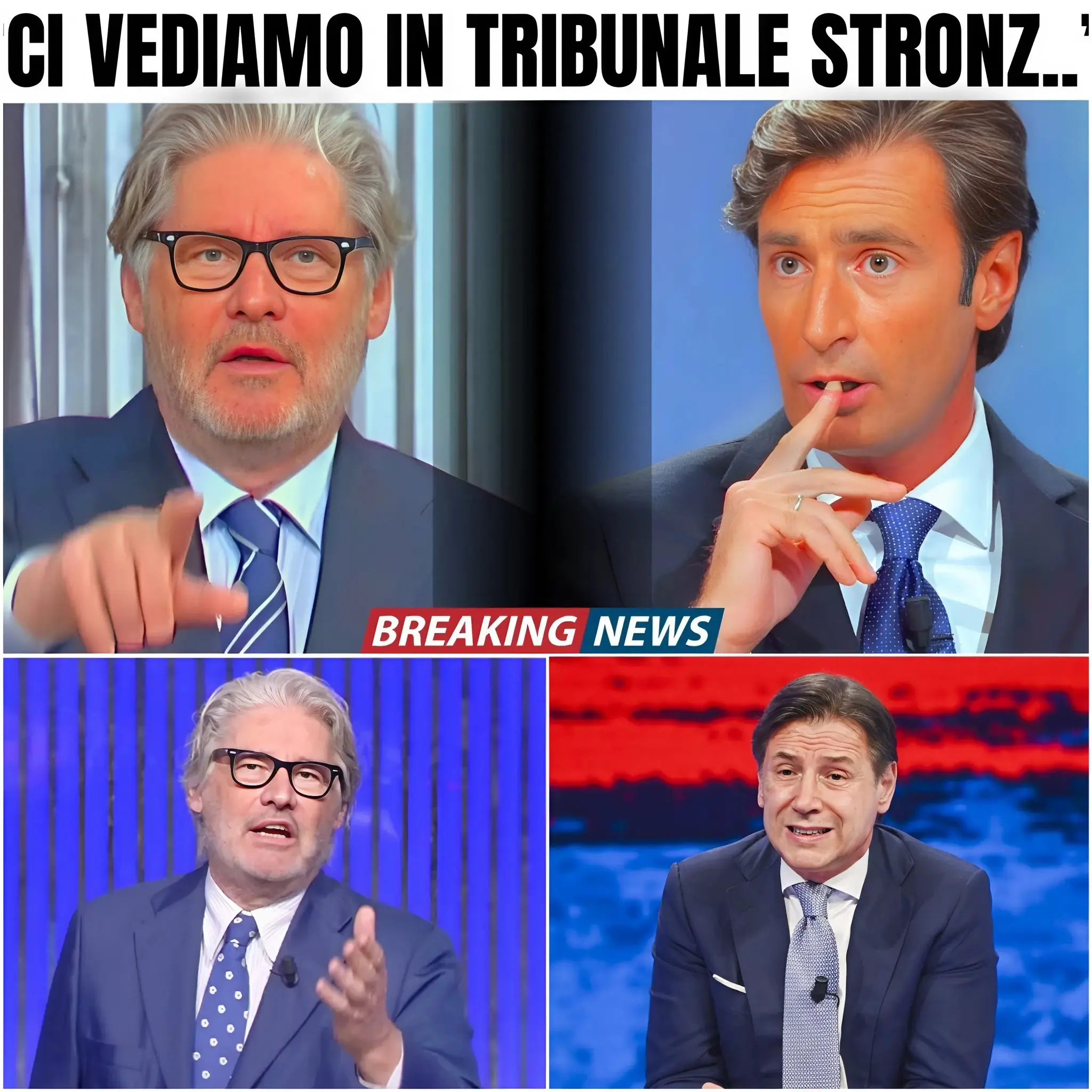 Cover Image for “Ci Vediamo in TRIBUNALE perché sei un…” Esplode il CAOS in Diretta a Dritto e Rovescio!