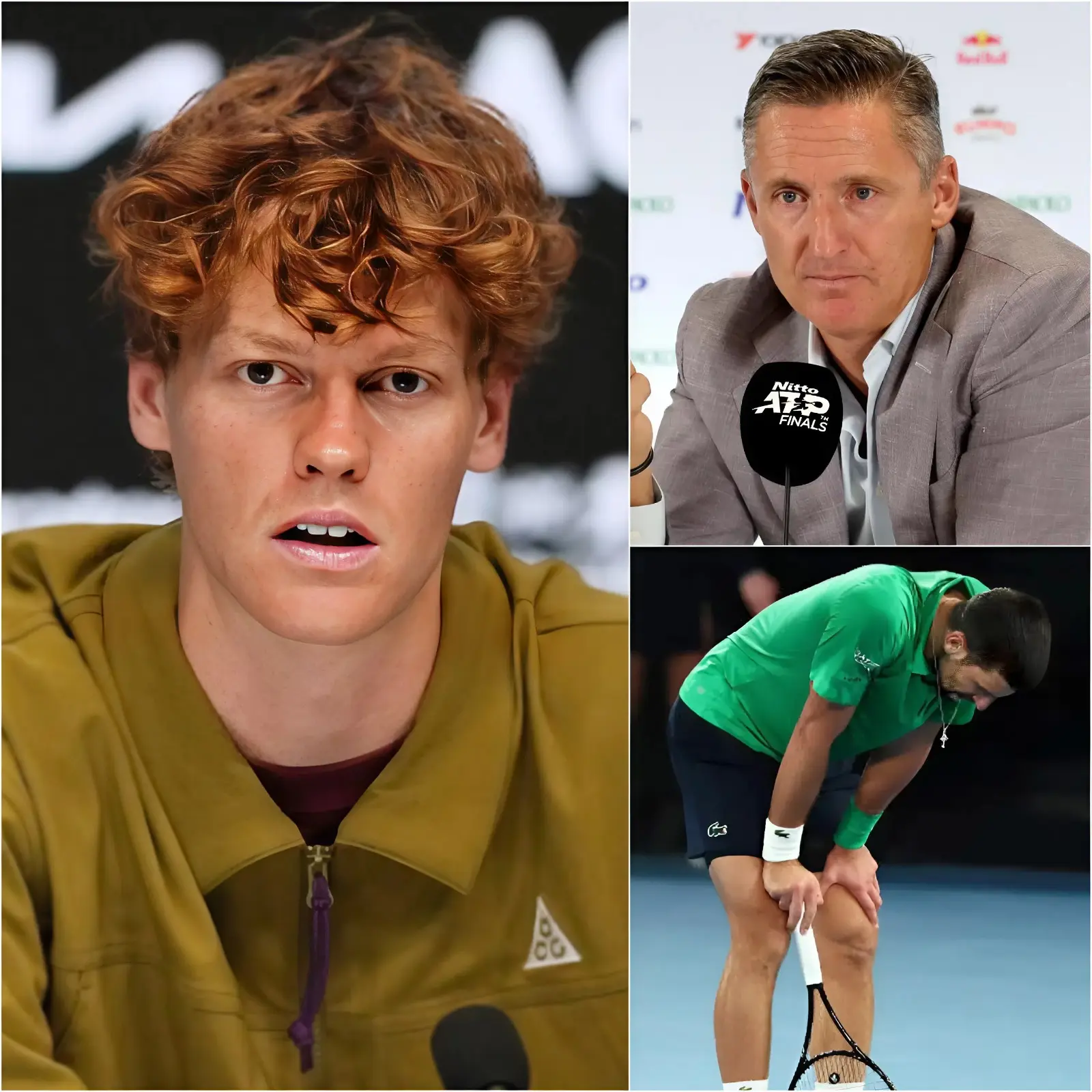 Cover Image for 💥 TENNIS SCANDAL 2026! After a breathtaking semifinal that lasted over four hours, in which Novak Djokovic staged a spectacular comeback despite vomiting, breathing difficulties and chest pain, Jannik Sinner was unable to contain his anger and publicly accused Djokovic of having deliberately faked breathing difficulties and chest pain to slow down the match, calling it a deceptive tactic to exploit the situation. Sinner said Djokovic would not have been able to maintain such extraordinary strength at the age of 38 without doping. “I didn’t say it directly, but everyone could see the strangeness. The doping control system needs to be thoroughly examined for veteran athletes like this!”. The ATP/ITIA immediately launched an urgent investigation into Djokovic and, just 30 minutes later, an official announcement shocked the entire tennis world.