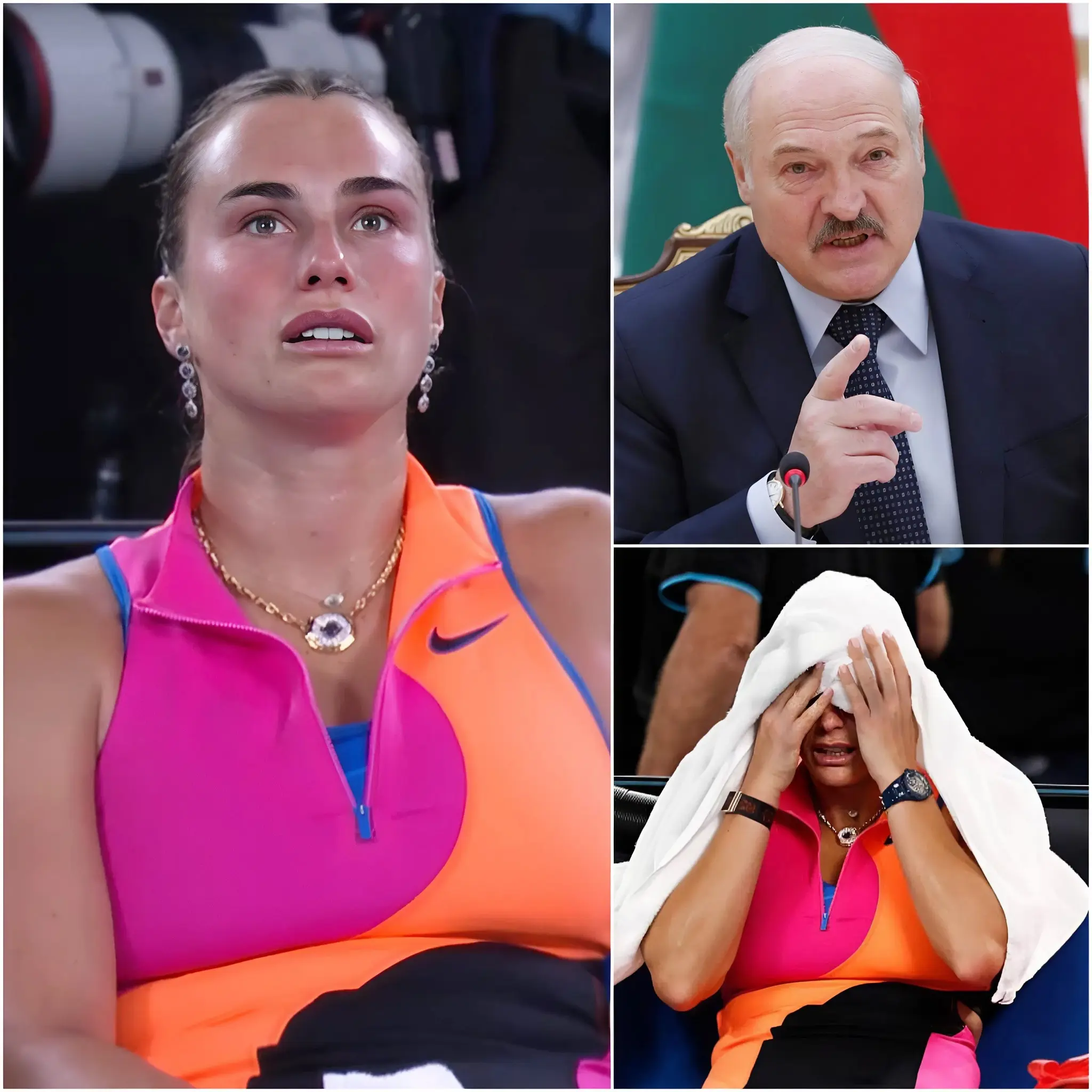 Cover Image for 🚨 DERNIÈRE MINUTE : « Ils l’ont humiliée publiquement, et notre pays ne restera plus les bras croisés… » — Le président de la Biélorussie, Alexander Loukachenko, rompt officiellement le silence et prend publiquement la défense de la numéro un mondiale Aryna Sabalenka après sa défaite à l’Open d’Australie 2026 ; il accuse violemment les organisateurs du tournoi d’avoir abandonné la joueuse face à une vague d’insultes et de propos humiliants après la compétition, exige des excuses publiques obligatoires adressées à Sabalenka et annonce une décision finale qui laisse le monde du tennis sous le choc… à peine cinq minutes plus tard, Aryna Sabalenka apparaît sur scène dans un état d’émotion extrême, délivrant un message profondément humain et bouleversant, faisant pleurer des millions de fans à travers le monde.