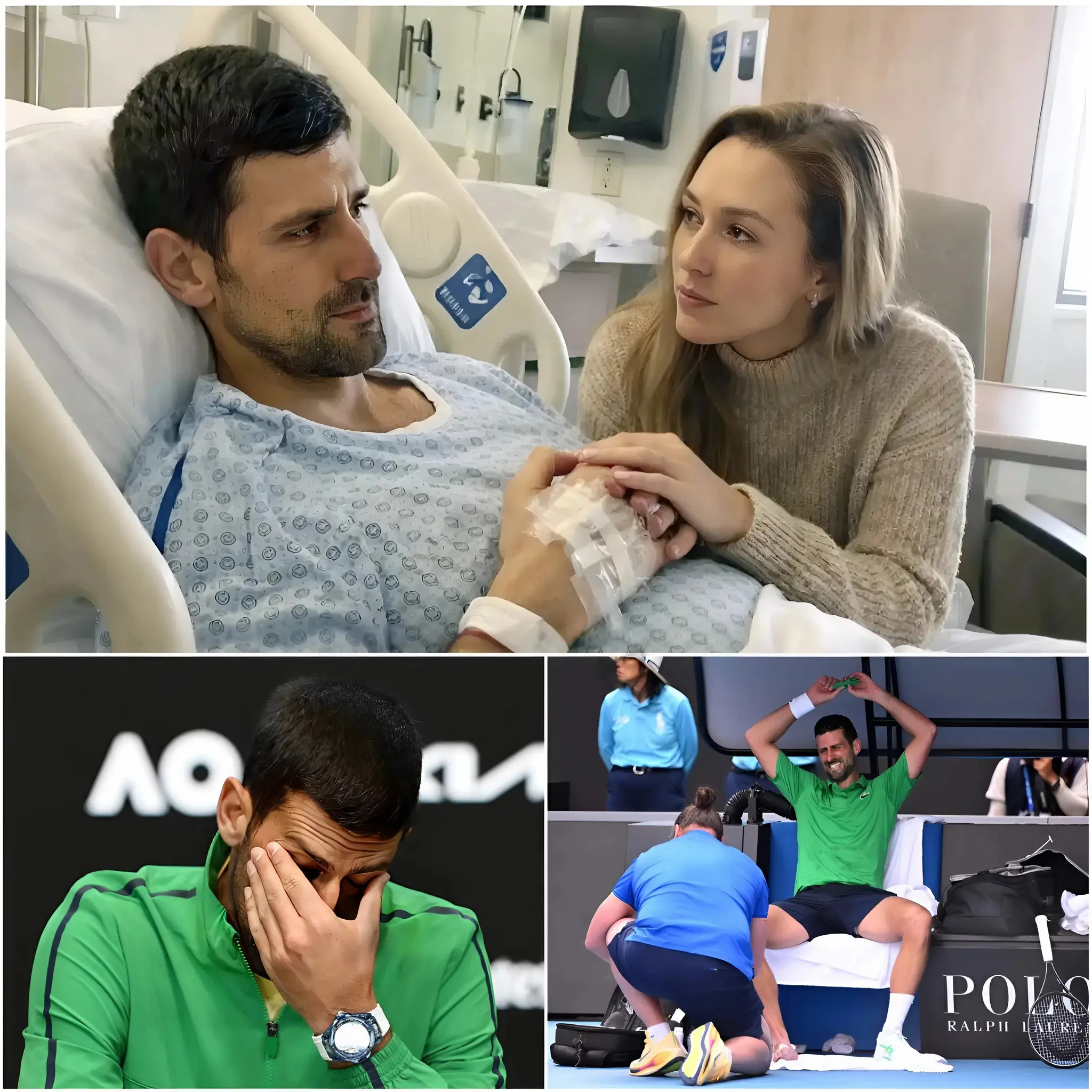 Cover Image for 😢 TRISTE NOTICIA: Jelena Djokovic acaba de compartir una dolorosa y desgarradora actualización sobre la salud de Novak Djokovic, revelando que fue ingresado de urgencia en el hospital inmediatamente después del extenuante partido final contra Carlos Alcaraz — un duelo que lo llevó al límite absoluto, hasta el punto de que incluso los médicos admitieron que podría no… 👇👇