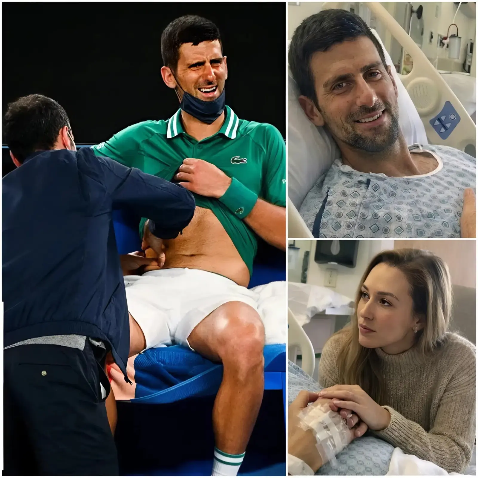 Cover Image for 😢SAD NEWS: Jelena Djokovic has just shared heartbreaking news about Novak Djokovic’s health, revealing that he was hospitalized immediately after the grueling final match against Carlos Alcaraz, a match that pushed him to his limits and even doctors admitted that he might not… 👇👇
