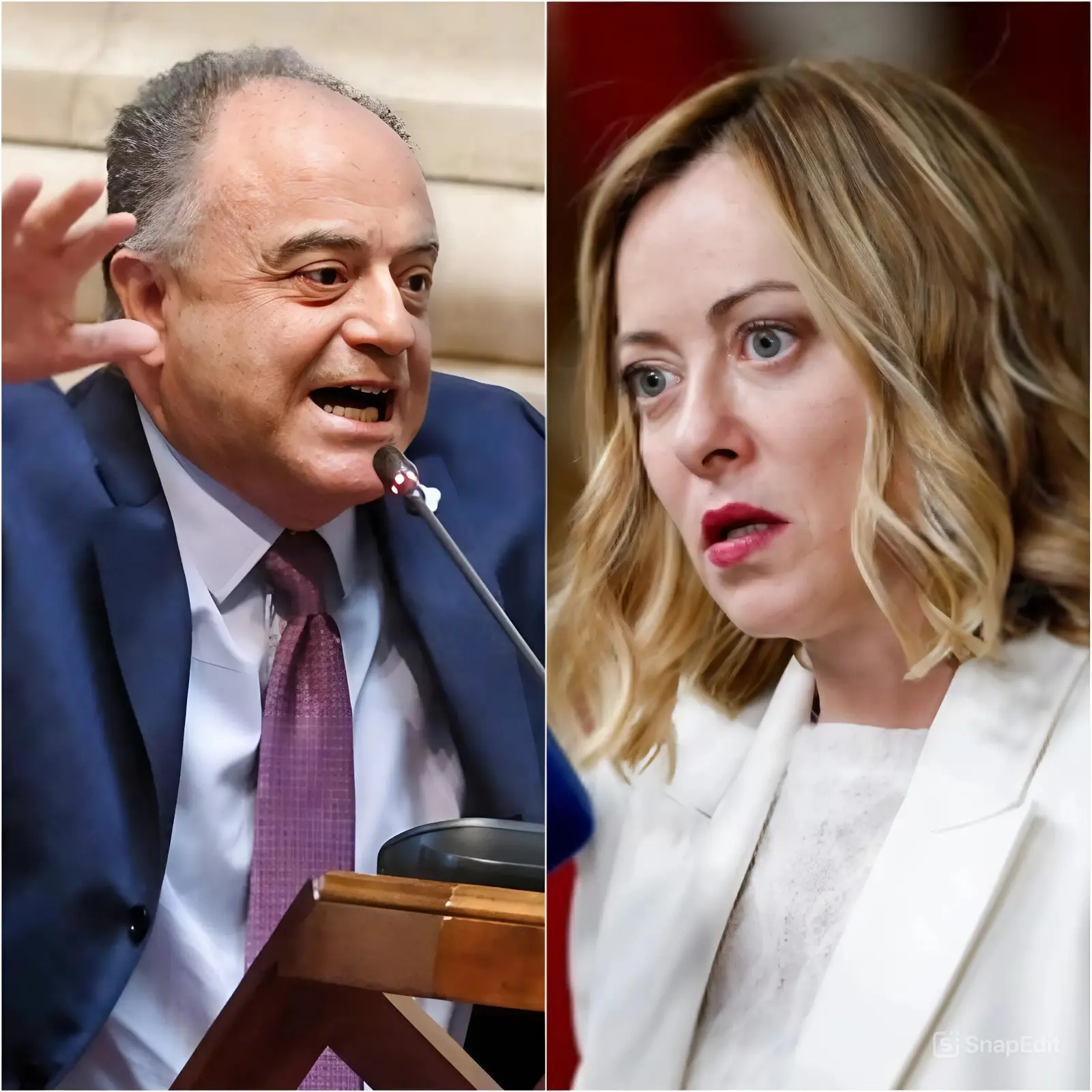 Cover Image for 3 minuti fa, Gratteri si è scontrato frontalmente con Meloni durante una seduta tesa come una corda pronta a spezzarsi. I documenti segreti restavano immobili sul tavolo, intoccabili, mentre nessuno osava avvicinarsi. Uno sguardo affilato come una lama ha attraversato la sala, seguito da un silenzio mortale che sembrava interminabile. Poi è arrivata una risposta capace di congelare l’intera aula: la verità è stata messa a nudo, senza alcuna concessione né pietà.