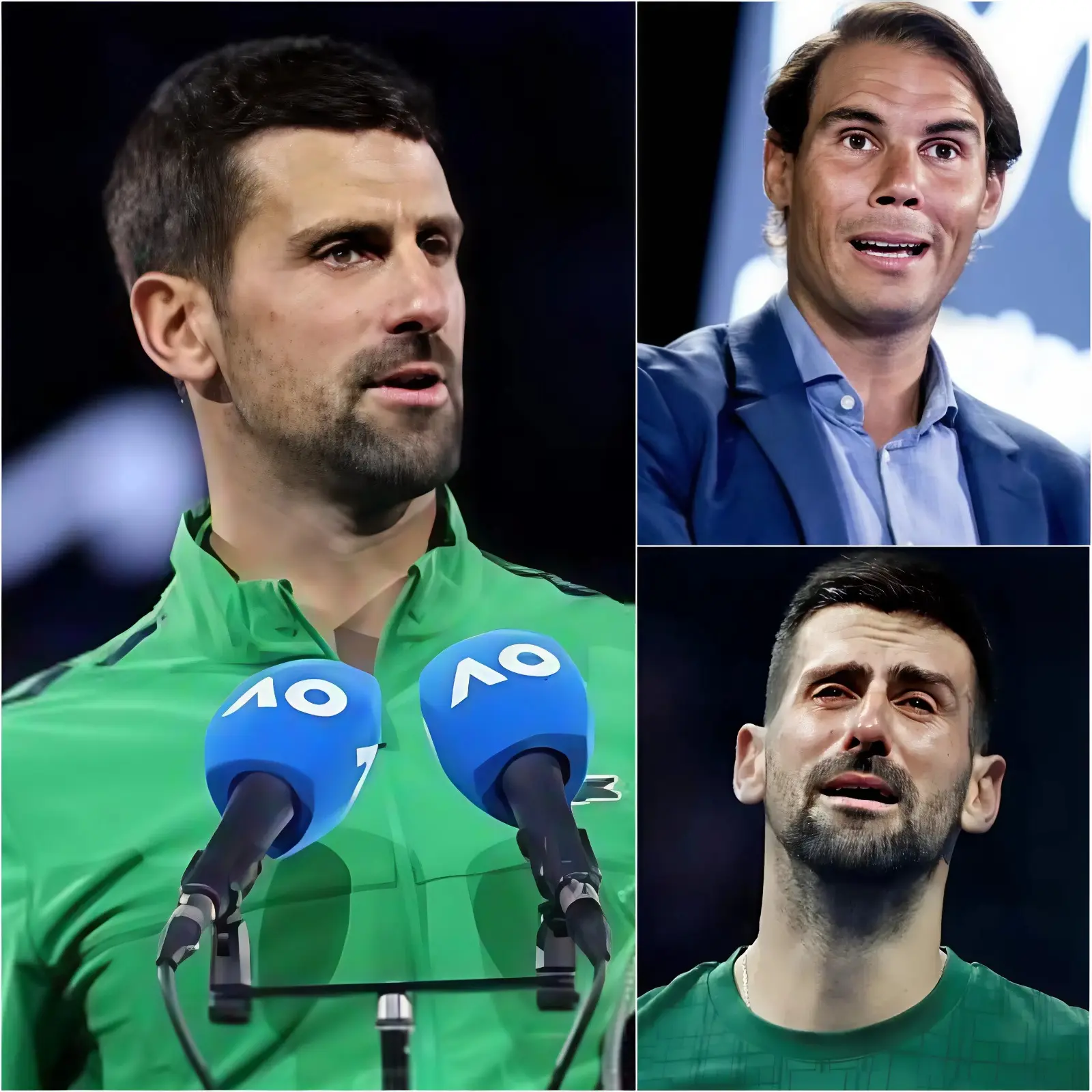 Cover Image for Hace 5 minutos: “Si lo insultas, entonces no deberías estar viendo tenis nunca más.” — Por primera vez, Rafael Nadal ha hablado para defender a Novak Djokovic y ha criticado duramente el Abierto de Australia, calificando el torneo como “un completo desastre.” Afirmó que los comentarios insultantes, la negación del talento de Novak Djokovic y las burlas que ha enfrentado tras la reciente final del Abierto de Australia han ido mucho más allá de todos los límites aceptables. Nadal compartió su opinión mientras también advertía a los críticos tóxicos que tuvieran cuidado con sus palabras. En un momento emotivo, Djokovic no pudo contener las lágrimas al escuchar el apoyo de Nadal, y su respuesta sincera y conmovedora hizo que Nadal se sintiera inmensamente orgulloso.