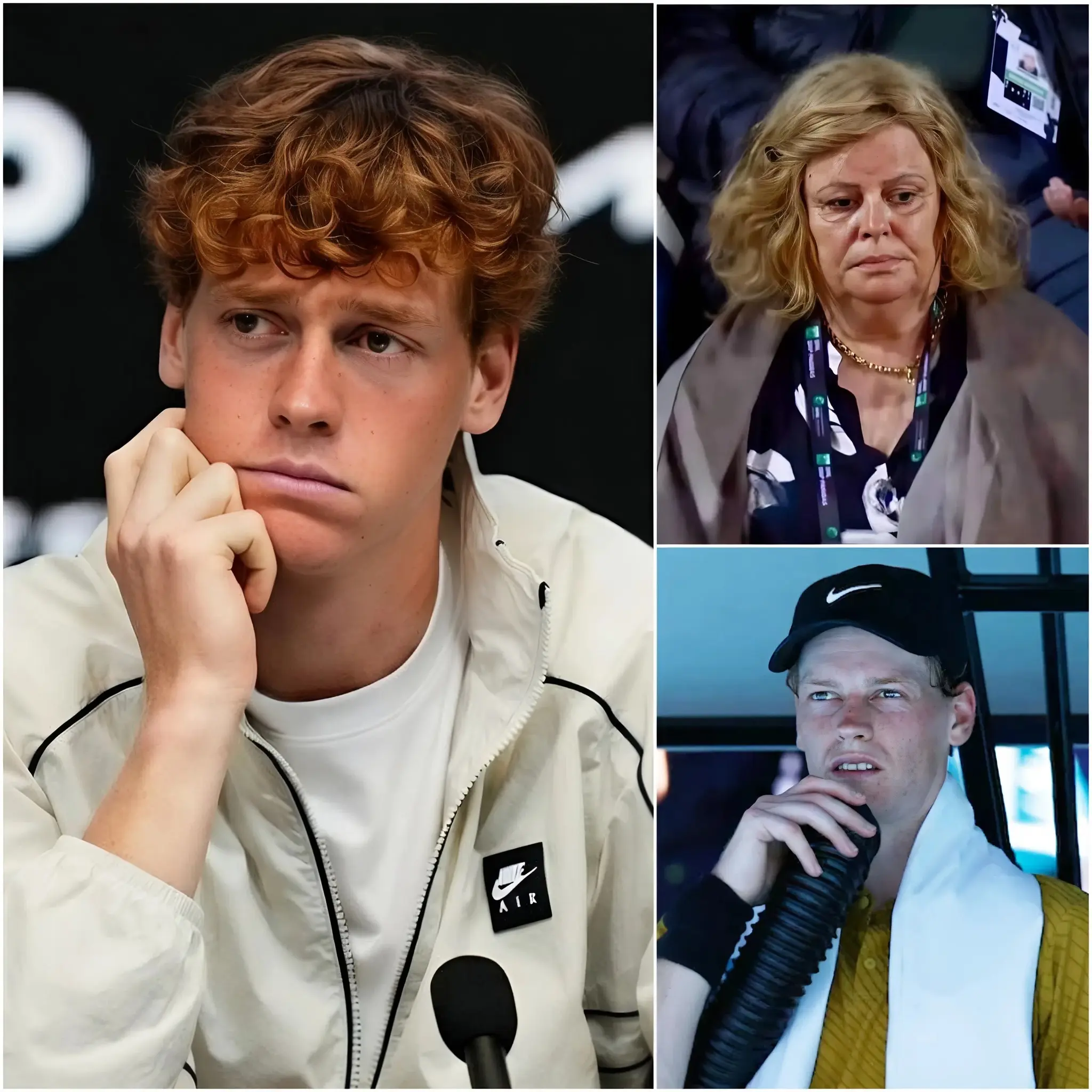 Cover Image for A CONFESSION THAT SHOCKS THE TENNIS WORLD: “My son no longer plays for pleasure, but out of a sense of responsibility to his family and to Italy.” — Jannik Sinner’s mother burst into tears as she defended her son after the wave of criticism following the Australian Open. She revealed that Sinner was forced to endure cruel phrases like “the shame of Italy” and “a failure” for just one loss. “He fought until he was exhausted,” she said through tears. Those words broke the hearts of the tennis world, leaving many true fans feeling remorseful as the truth emerged about the enormous pressure Sinner silently endured behind the spotlight. And then, a detail that left everyone speechless: “I understand… maybe I deserve it, but…”👇