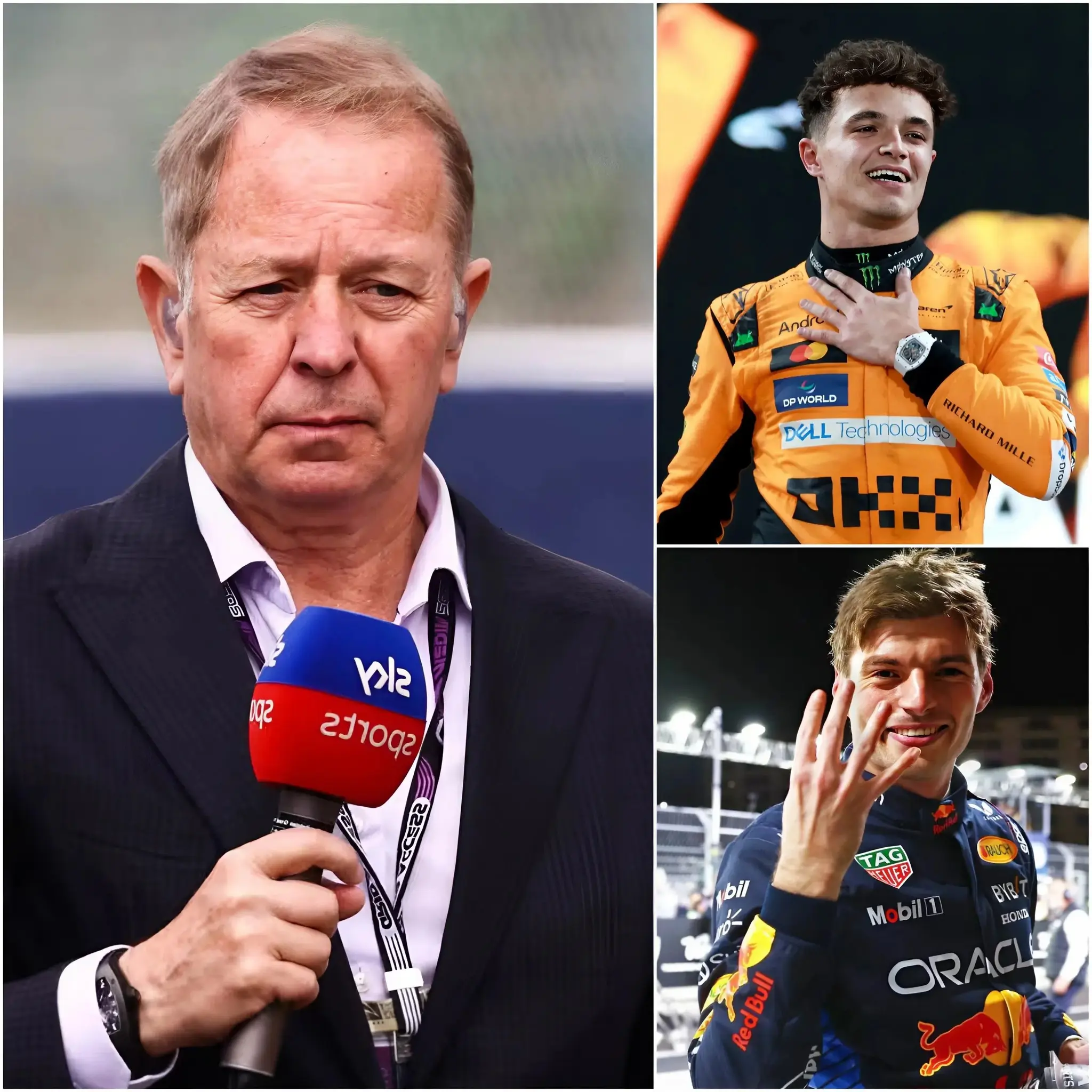 Cover Image for 🚨„Wenn die FIA ​​in diesem Jahr nicht hinter Max zurückbleibt, denke ich, dass die Meisterschaft auf jeden Fall wieder an Lando Norris geht“, sagte Martin Brundle, womit er Red Bull direkt ins Visier nahm und ihnen vorwarf, dass sie von einer mächtigen Kraft Unterstützung erhalten würden, um sicherzustellen, dass Max Verstappen die Meisterschaft 2026 gewinnt. Sofort antworteten Vertreter von Red Bull Racing und Max Verstappen mit einer kurzen, zehn Wörter umfassenden Erklärung, so dass Martin Brundle seine Worte noch einmal überdenken musste … 👇