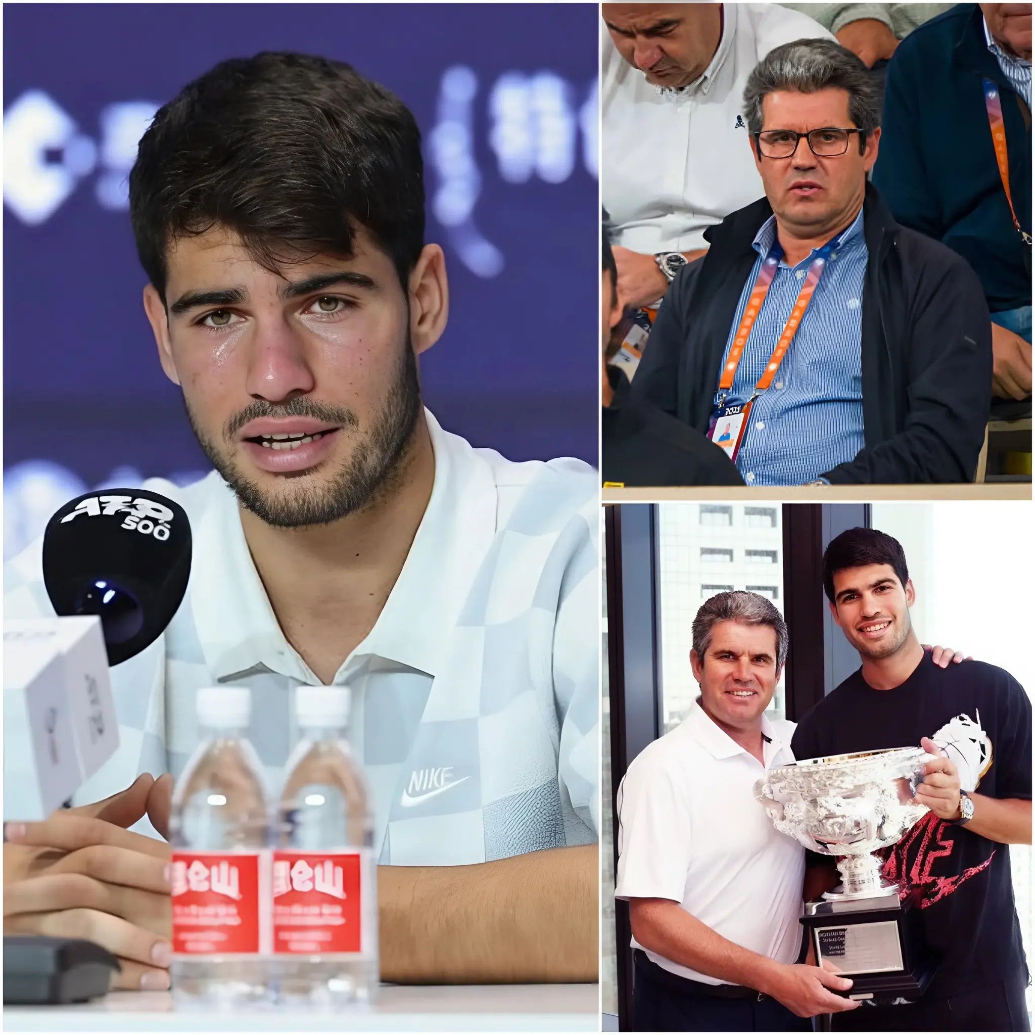 Cover Image for 😢 SAD NEWS Just 30 minutes ago in Mallorca, the tennis world fell silent when Carlos Alcaraz emotionally shared an update about his beloved father — Carlos Alcaraz González. In a touching and emotional moment, the Spanish tennis star stunned fans by revealing that he is currently…