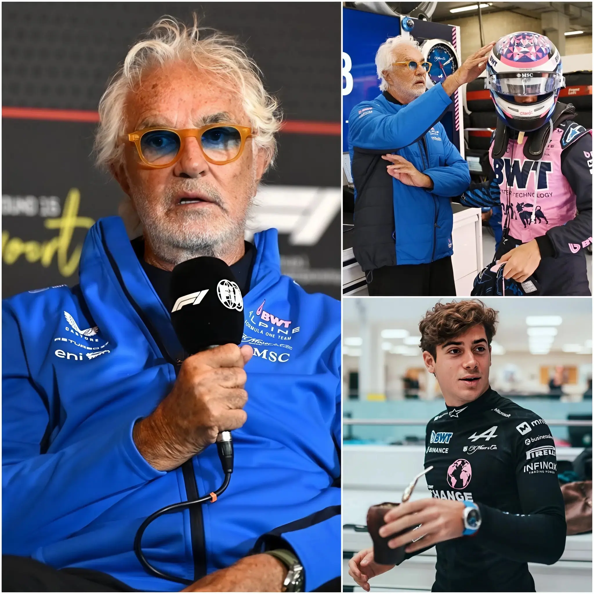 Cover Image for 🔴 El jefe de equipo de Alpine “Si insultan a él, entonces no deberían ver más las carreras.” , Flavio Briatore, rompió oficialmente su silencio para salir en defensa de Franco Colapinto. Condenó enérgicamente los ataques tóxicos, calificándolos de “inaceptables e injustos”. Según él, los comentarios insultantes, el hecho de negar el talento del joven piloto argentino, así como las burlas que Colapinto ha tenido que soportar, han sobrepasado todos los límites aceptables. Briatore expresó su punto de vista al mismo tiempo que advirtió a los detractores que tengan mucho cuidado con sus palabras. En un momento profundamente emotivo, Colapinto no pudo contener las lágrimas al escuchar el apoyo de Briatore, y su respuesta sincera, nacida desde el corazón, llenó a Briatore de un inmenso orgullo… 👇