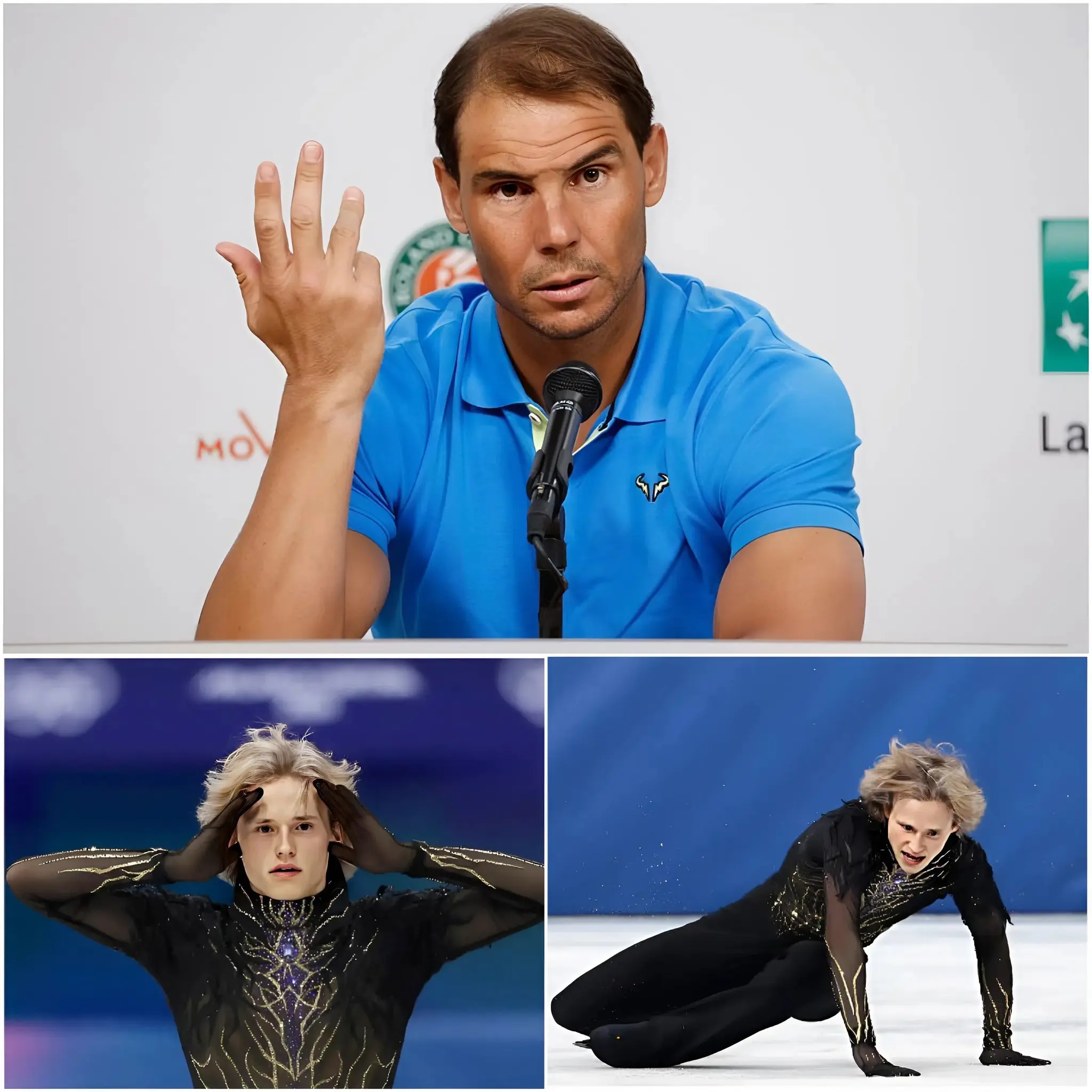 Cover Image for đ¨ NOTIZIA SCIOCCANTE: La leggenda del tennis spagnolo Rafael Nadal ha appena inviato un messaggio di profonda ammirazione a Ilia Malinin dopo la sua sconfitta alle Olimpiadi: âAnche se oggi non era la tua giornata, hai dimostrato una straordinaria forza interiore e resilienza. Ti ho visto gareggiare e ho sentito la tua determinazione, il tuo instancabile impegno, indipendentemente dal risultato. Non è il fallimento che ti definisce, ma il modo in cui ti rialzi dopo ogni caduta e continui a lottare. Sei unâispirazione per tutti noi. Sono convinto che tornerai piĂš forte che mai e che scriverai di nuovo la storiaâ. Subito dopo, Ilia Malinin ha risposto con 10 PAROLE che hanno lasciato tutto il mondo dello sport senza parole!