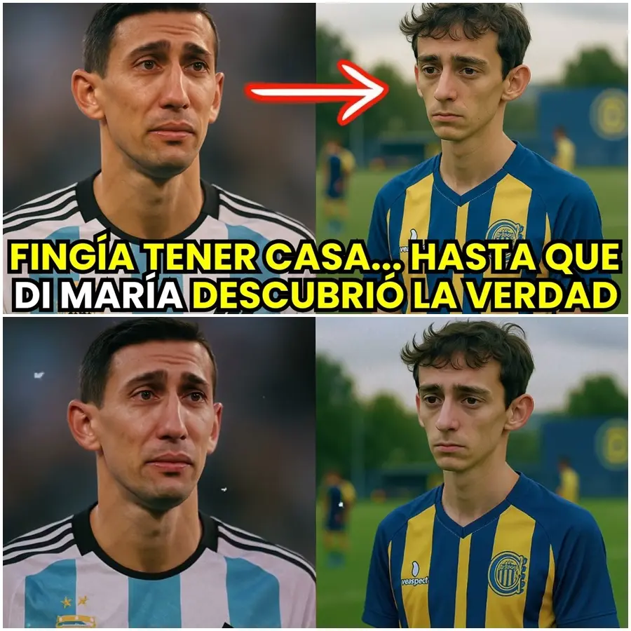 Cover Image for Nadie imaginaba dónde dormía el jugador sub20 de Rosario hasta que Di María lo descubrió. El estadio estaba en silencio. El entrenamiento había terminado hacía apenas unos minutos, pero el aire seguía tenso, cargado de murmullos. Entre los jóvenes que recogían los conos y guardaban los balones, uno llamaba la atención, no por su talento, que era evidente, sino por algo más difícil de definir, una especie de distancia de aislamiento. Se llamaba Lucas, un chico del equipo sub20 del Rosario Central, siempre puntual, siempre correcto, pero con una mirada que evitaba el contacto cuando alguien le preguntaba algo personal. Nadie sabía demasiado sobre él y lo poco que se comentaba no encajaba del todo. Un compañero, mientras se cambiaba los botines, lo observó irse del vestuario con una mochila gastada y una gorra que le cubría parte del rostro. “¿Dónde vivís vos, Lucas?”, le preguntó uno de los chicos del grupo. Él sonrió sin levantar mucho la vista. “¡Ahí cerca por Alberdi”, respondió rápido, como quien quiere cortar el tema. Pero esa respuesta no convenció a nadie. Algunos se miraron entre ellos porque ninguno lo había visto nunca por esa zona, ni en los colectivos de la mañana ni en las calles donde solían cruzarse antes de ir al club. Esa noche uno de los preparadores notó que Lucas no se iba con nadie. caminaba solo, con la cabeza baja, hasta perderse por una calle lateral, lejos de las avenidas principales. El hombre pensó en ofrecerle un aventón, pero algo en la actitud del chico lo detuvo. Parecía no querer ser visto. No era una rebeldía, era más bien una forma de esconderse sin hacer ruido. Y esa actitud empezó a despertar curiosidad en el cuerpo técnico. Mientras tanto, en otra parte de la ciudad, Ángel Di María había regresado a Rosario por unos días. Visitaba el club que lo vio crecer. recorría las canchas donde había comenzado todo. Saludaba a los juveniles, daba consejos, firmaba camisetas. Lo hacía con el mismo respeto de siempre, sin estridencias, con la sencillez que lo caracterizaba. Durante una charla con los entrenadores de la cantera, alguien mencionó de forma casual el nombre de Lucas. “Tiene condiciones,” dijo uno de ellos, “pero hay algo en su historia que no cuadra.” Di María se detuvo al escuchar eso. “¿Qué querés decir?”, preguntó. Nada grave, solo que nadie sabe muy bien dónde vive. Dice que tiene casa, pero nadie la ha visto. El comentario quedó flotando unos segundos. Di María no respondió de inmediato. Se limitó a sentir con un gesto serio mientras observaba a los chicos entrenando en el campo. Años atrás, él mismo había sentido lo que era tener poco y no poder contarlo, y eso lo inquietó. Había visto muchos jóvenes con talento perder oportunidades por motivos que no tenían nada que ver con el fútbol. decidió que quería saber más. Al terminar la visita antes de irse, Di María se acercó a uno de los ayudantes del club. “Quiero que me averigüen algo sobre ese chico Lucas”, le dijo en voz baja. No para exponerlo, sino para entender por qué se esconde. El ayudante asintió sin hacer preguntas. Sabía que cuando Di María pedía algo así era porque había visto algo más allá de lo evidente. Esa noche el rumor corrió entre algunos miembros del plantel juvenil. Di María había preguntado por Lucas. Nadie sabía exactamente por qué. Algunos se lo tomaron como un gesto de interés, otros como una advertencia. Pero Lucas, al enterarse sintió que el suelo se le movía. Esa sensación de haber sido descubierto, aunque aún nadie supiera la verdad, le provocó una mezcla de miedo y alivio. Miedo porque su secreto estaba a punto de salir. Alivio porque tal vez por fin alguien se había dado cuenta de su situación. Desde ese momento, cada movimiento en el club se volvió más tenso. Los ojos lo seguían. Algunos compañeros lo observaban con curiosidad, otros con lástima. Lucas lo notaba todo y eso lo desgastaba más que cualquier entrenamiento físico. Lucas llegó esa noche al mismo lugar de siempre, una estructura vieja a unas cuadras del club. Era una pequeña construcción abandonada que alguna vez había sido una oficina de mantenimiento del estadio municipal. Tenía una puerta rota, una ventana sin vidrio y una pared descascarada que dejaba pasar el viento. Allí, entre una colchoneta fina y una mochila con ropa doblada con cuidado, dormía. Nadie lo sabía. Nadie debía saberlo. Encendió la linterna de su celular y revisó un par de mensajes. Ninguno era de su familia. Hacía meses que no tenía contacto con ellos. Apenas comía algo de lo que le daban en el club y guardaba lo que podía para el día siguiente. No se quejaba. En los entrenamientos no mostraba signos de cansancio, pero en cuanto se apagaban las luces del campo, la realidad se volvía insoportable. Al día siguiente, mientras el grupo realizaba ejercicios de coordinación, uno de los entrenadores lo observó tropezar. No era común en él. ¿Estás bien, Lucas?, le gritó el preparador. “Sí, profe, todo bien”, respondió el chico sin mirarlo, pero el sudor frío en su rostro lo delataba. Se notaba que no había dormido bien. El técnico intercambió una mirada con su asistente y tomó nota mental. Había que hablar con él más tarde. Mientras tanto, el ayudante de Di María cumplía su encargo. Revisó los registros del club y notó que en la ficha del jugador no había dirección comprobada, solo un nombre de barrio y un número que no correspondía a ninguna vivienda. Intentó rastrear la zona y descubrió que la dirección pertenecía a un terreno valdío. Decidió comentarlo directamente con el ídolo. Esa tarde, en una oficina del club, Di María escuchó el informe con el ceño fruncido. “¿Estás seguro?”, preguntó. Totalmente. No hay registro de que viva en ningún lado. El silencio fue incómodo. Di María apoyó las manos sobre la mesa y dijo en voz firme, entonces hay que encontrarlo.