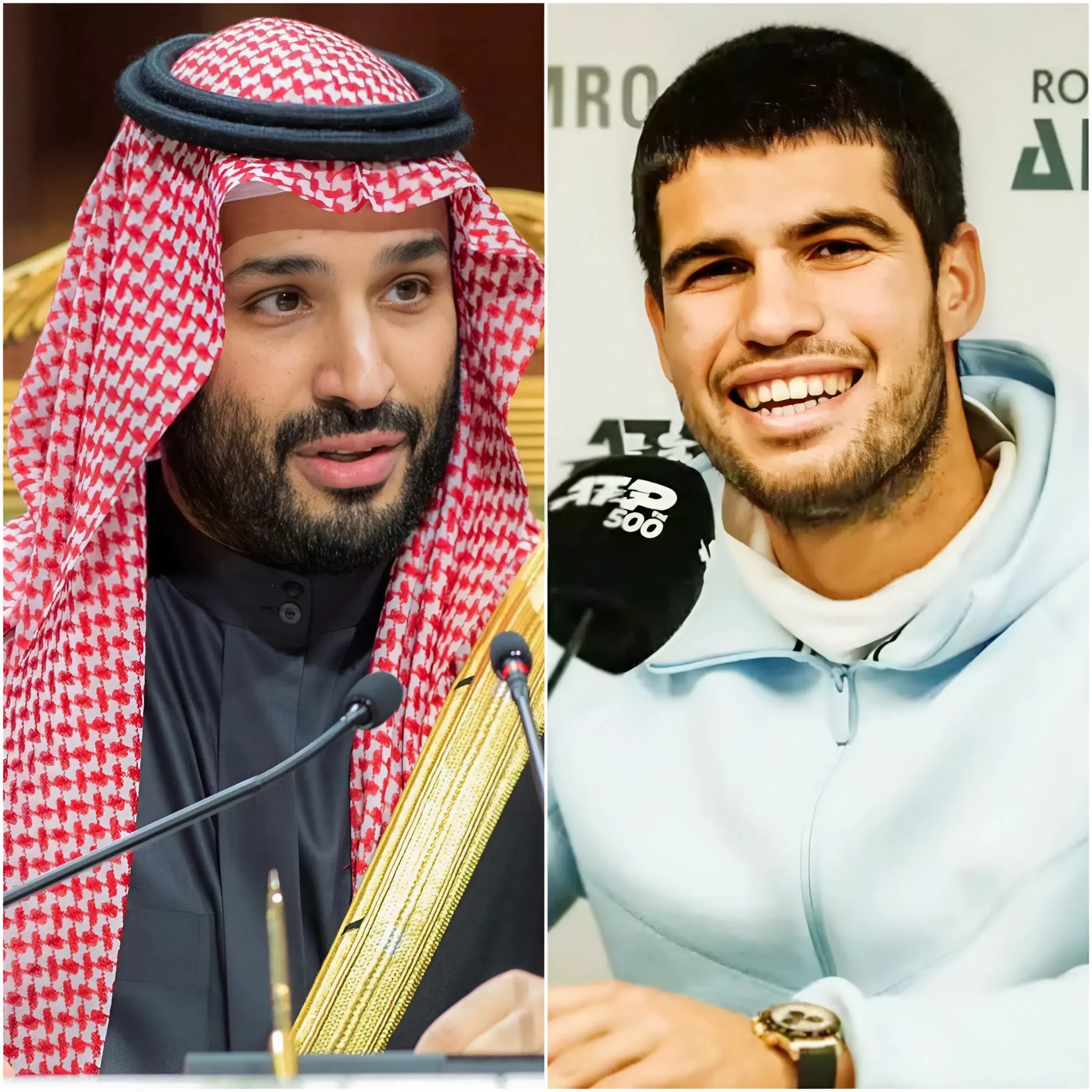 Cover Image for NOTICIAS IMPACTANTES DE TODO EL MUNDO DEL DEPORTE 🔥 Un multimillonario saudí supuestamente le propuso a Carlos Alcaraz convertirse en la imagen de un nuevo torneo de tenis en el desierto, ofreciéndole firmar el contrato más grande de la historia del deporte: 100 millones de dólares al año. Alcaraz se convertiría en propietario de un exclusivo complejo de tenis, recibiría un jet privado con interiores chapados en oro y sería la figura central de un prestigioso evento anual llamado “Arabian Diamond Tennis Championship”, con un premio total de hasta 150 millones de dólares. Pero en tan solo 20 segundos, la breve, tranquila y orgullosa respuesta de Carlos Alcaraz silenció a todo el mundo del deporte y conmovió hasta las lágrimas a millones de aficionados… 👇👇