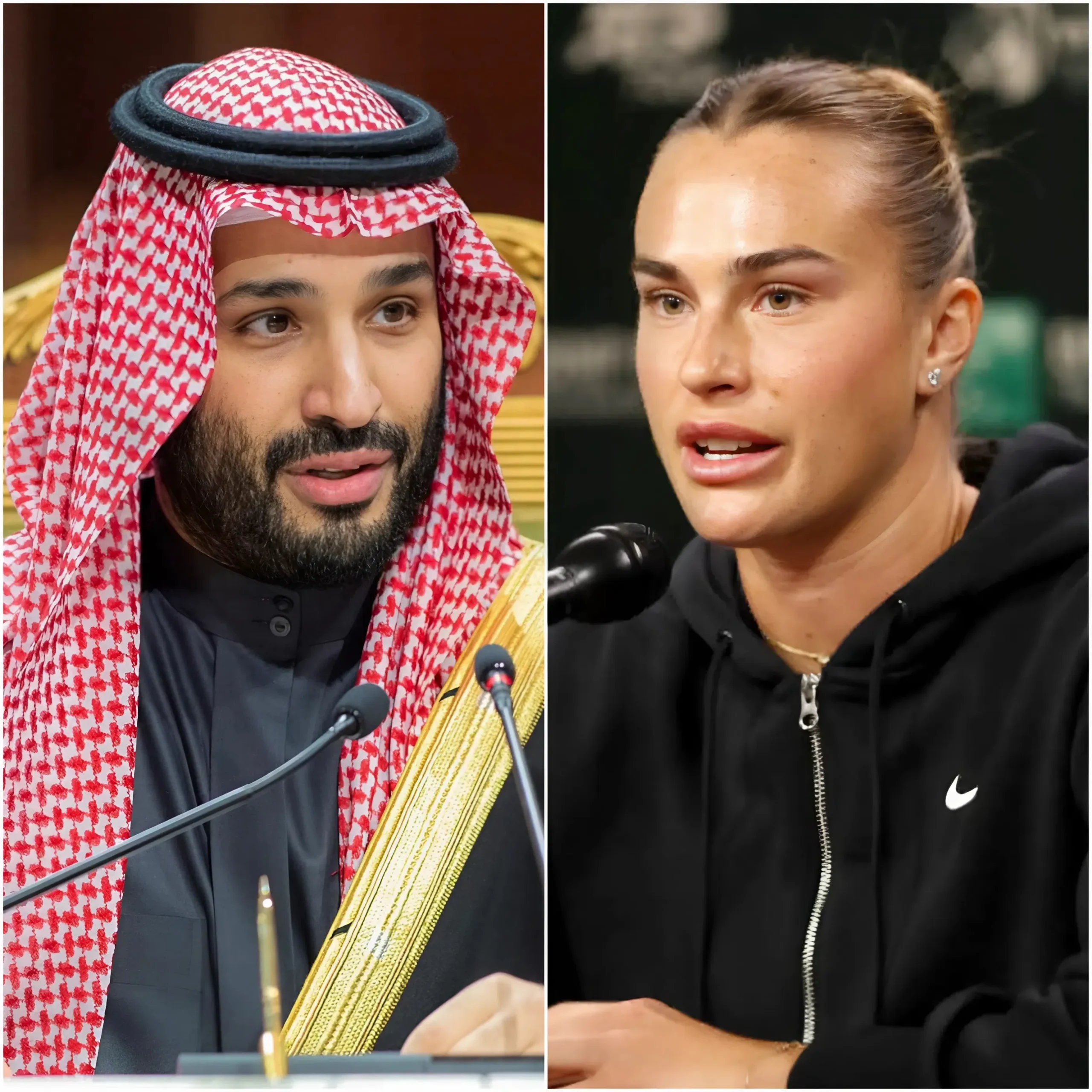 Cover Image for 🚨 NOUVELLE CHOC DANS TOUT LE MONDE DU SPORT 🔥 Une milliardaire saoudienne aurait proposé à Aryna Sabalenka de devenir l’ambassadrice officielle d’un tout nouveau tournoi de tennis organisé en plein désert, accompagné d’une offre de contrat considérée comme la plus lucrative de l’histoire du sport : 100 millions de dollars par an. Sabalenka deviendrait propriétaire d’un complexe de tennis ultra-exclusif, bénéficierait d’un jet privé à l’intérieur plaqué or et serait la figure centrale d’un événement annuel prestigieux baptisé « Arabian Diamond Tennis Championship », doté d’une cagnotte totale atteignant 150 millions de dollars. Mais en seulement 20 secondes, la réponse brève, posée et pleine de fierté d’Aryna Sabalenka a plongé l’ensemble du monde sportif dans le silence et ému des millions de fans jusqu’aux larmes… 👇👇