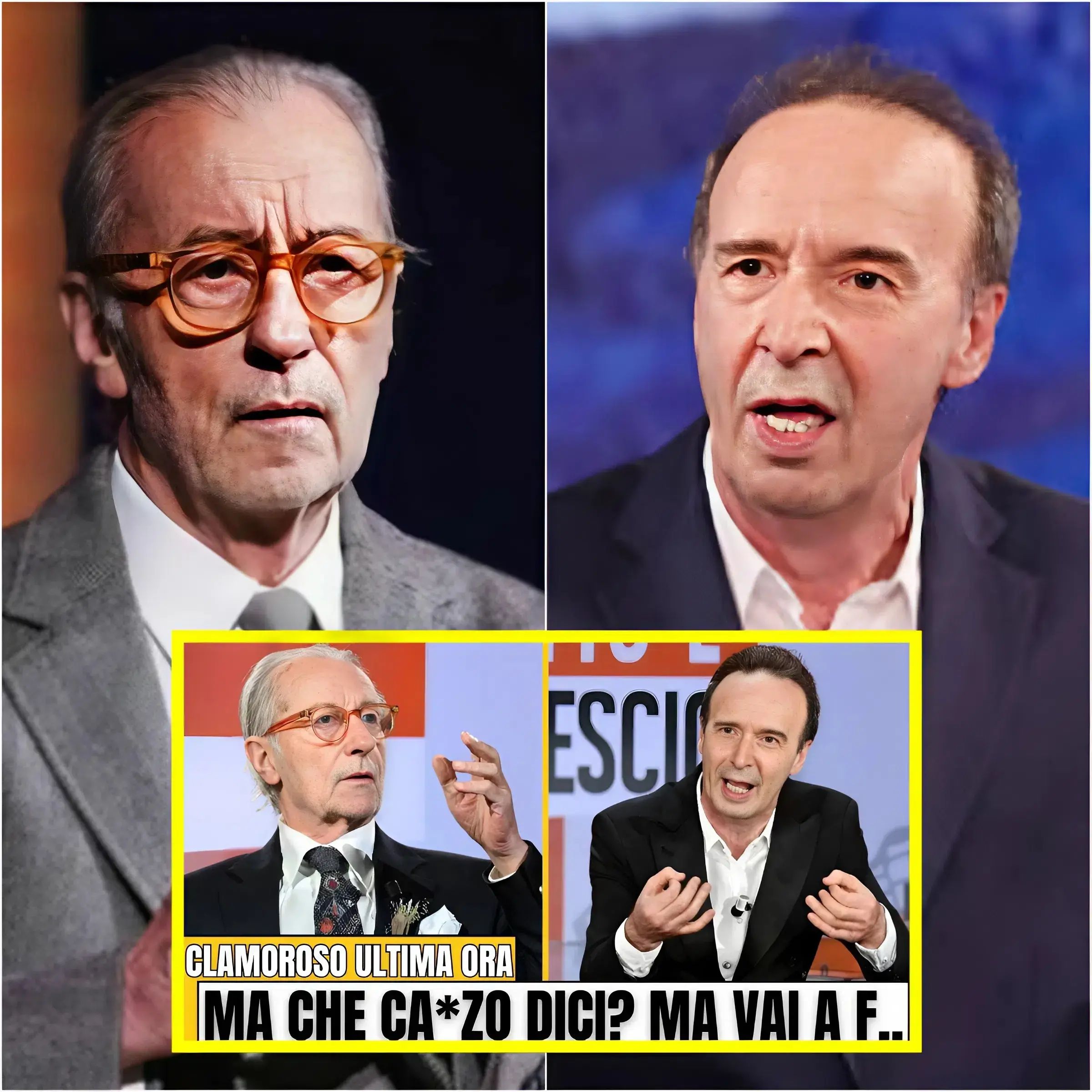 Cover Image for Benigni ATTACCA Giorgia Meloni: Feltri esplode e lo umilia, pubblico in DELIRIO.