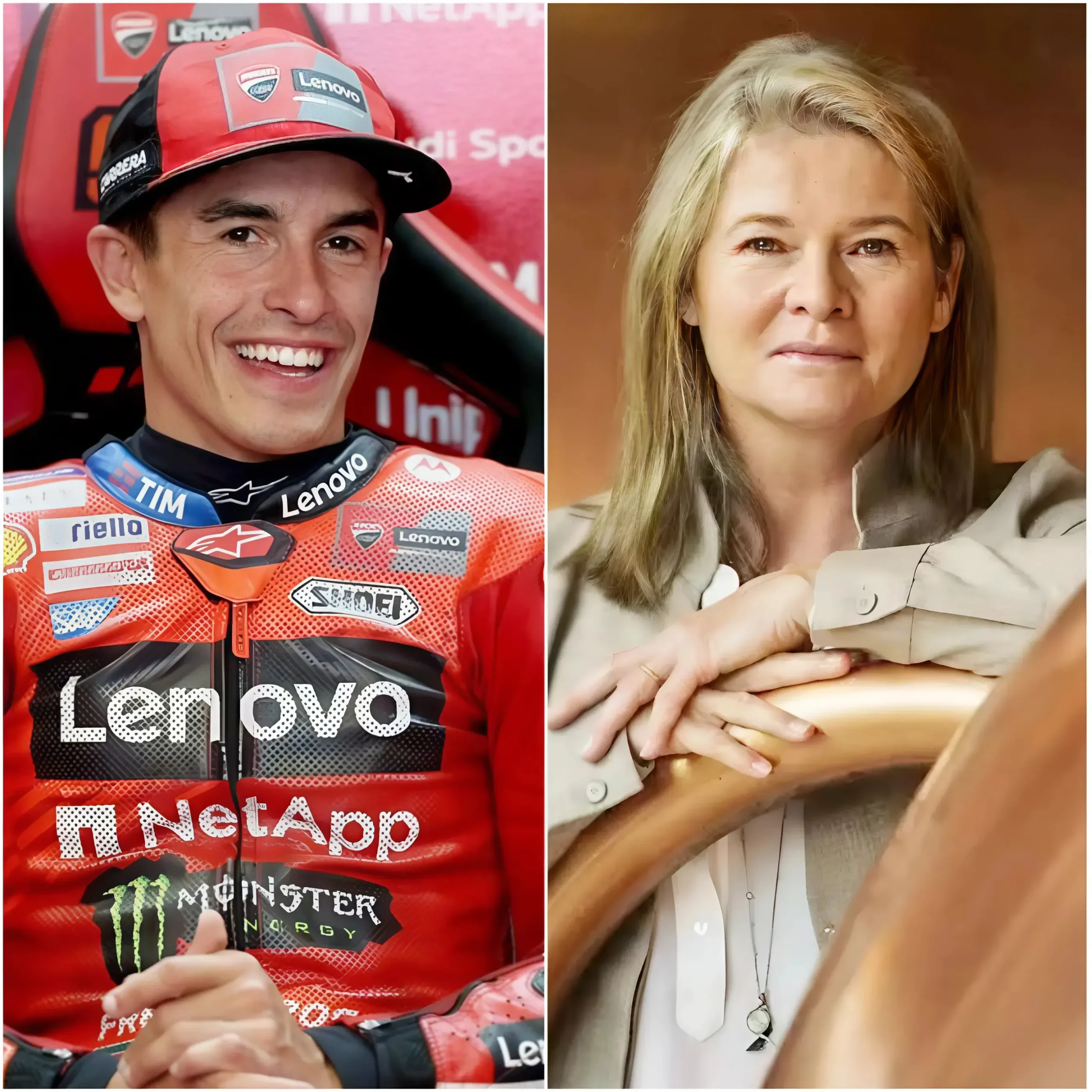 Cover Image for ⚡ BREAKING NEWS: Dutch billionaire Charlene de Carvalho-Heineken, renowned for her immense fortune and exclusive portfolio of art and luxury assets, is reported to have spent nearly $5 million to invite legendary rider Marc Márquez as the guest of honor at her 60th birthday celebration in Amsterdam. For years, Charlene has been an outspoken admirer of the Spanish rider’s talent and has closely followed his competitive career. Sources close to the businesswoman reveal that after major international victories, she often sends personal gifts or messages through his inner circle. For this special occasion, she did far more than extend a simple invitation. The entrepreneur reportedly arranged an ultra-luxury VIP package for Márquez, including a private jet from Spain to Amsterdam, seven nights in the penthouse suite of the prestigious Hotel Amstel, and a special two-hour appearance at the celebration, where the rider would share the birthday cake-cutting moment with the hostess and pose for photographs alongside high-profile guests. Later in the evening, Marc Márquez delivered an emotional speech that deeply moved Charlene, transforming the celebration into a truly unforgettable moment and highlighting the remarkable connection between the Dutch billionaire and one of the world’s most iconic figures in motorcycle racing.
