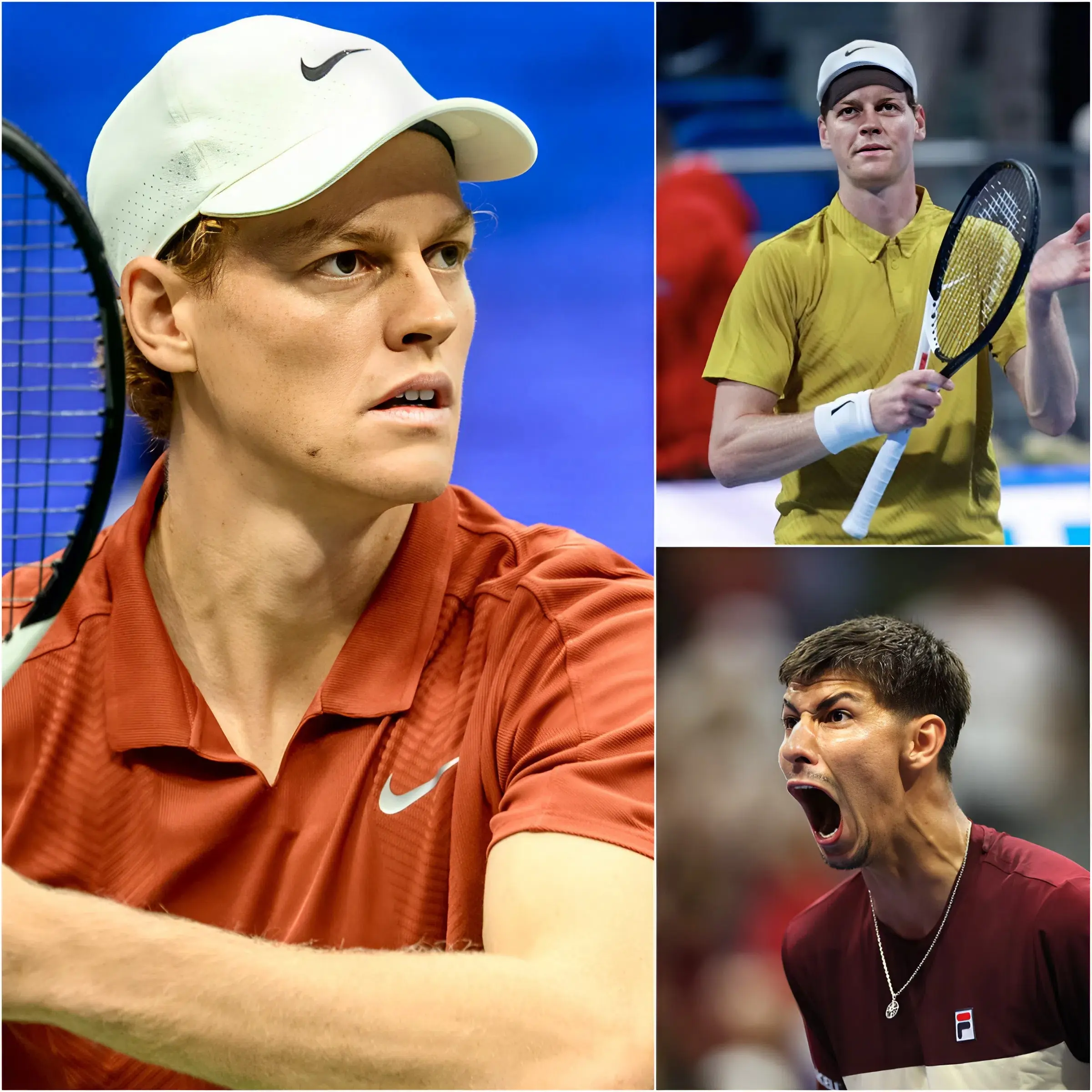 Cover Image for “Non posso accettare questa sconfitta, ha decisamente qualcosa di losco!” – Alexei Popyrin ha scatenato le sue accuse contro Jannik Sinner dopo la sua rapida sconfitta al Qatar Open, dove il tennista italiano ha vinto facilmente 6-3, 6-4, qualificandosi per i quarti di finale. In un’intervista ipotetica e concitata, Popyrin – 53° al mondo – ha affermato che Sinner ha mostrato segni di comportamento “sovrumano” in seguito al suo passato scandalo doping, suggerendo che potrebbe fare uso di sostanze proibite per mantenere prestazioni ottimali. Potrebbe trattarsi di una “fake news” che circola sui social media, ma ha suscitato sospetti nella comunità tennistica, soprattutto dopo la squalifica di tre mesi di Sinner per clostebol. Popyrin, che ha sconfitto Sinner nel 2021 a Madrid, sembra volersi vendicare delle sconfitte consecutive, mentre la squadra di Sinner nega tutte le accuse e rilascia una dichiarazione di 14 parole per scagionarlo… lasciando Alexei Popyrin senza parole, definendola “parole false”.
