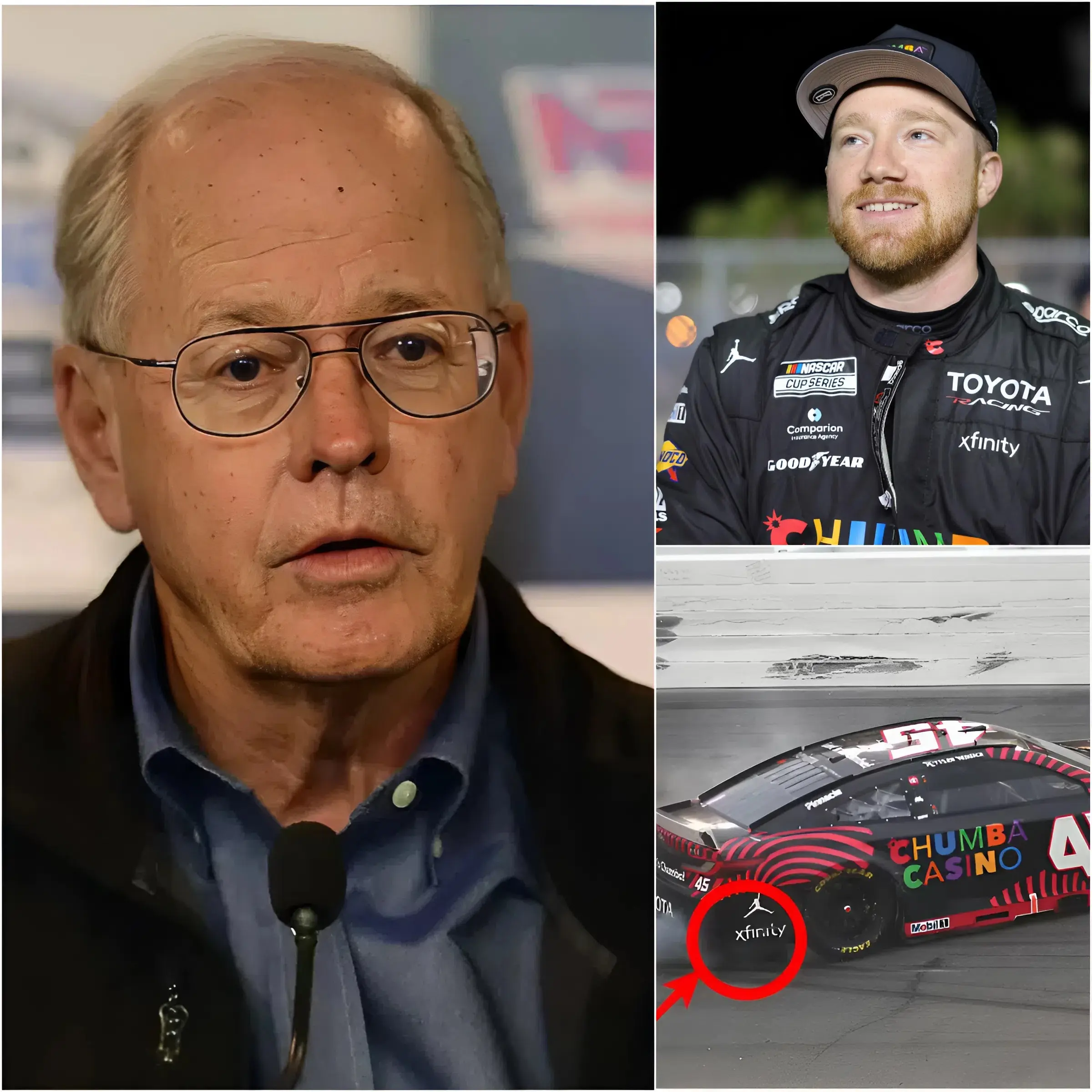 Cover Image for 🚨BREAKING NEWS: After a full day of investigation, NASCAR has officially released its findings regarding Tyler Reddick’s car and engine from the Daytona 500. The review was triggered after officials received technical photos and video appearing to show irregularities during the race, prompting an emergency inspection amid concerns the issues could have affected the final results and unsettled fellow drivers. When Chairman and CEO Jim France announced the final ruling, it immediately sparked fierce backlash and widespread controversy throughout the NASCAR fan community.