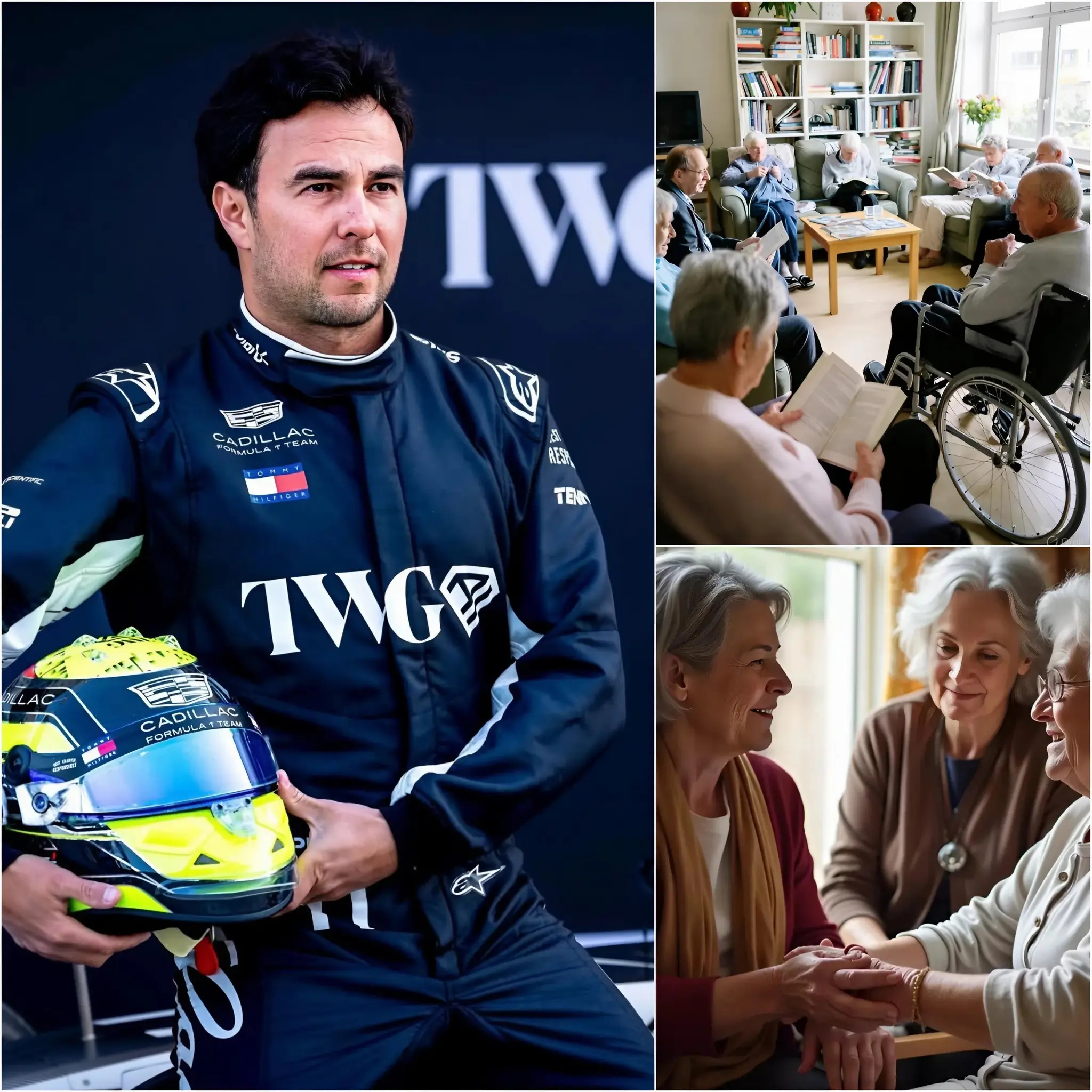 Cover Image for 🚨NOTICIAS: Checo Pérez, un piloto de carreras mexicano, sorprendió al mundo cuando silenciosamente invirtió millones de dólares para recomprar un antiguo pueblo fantasma en el norte de México. Restauró completamente la ciudad, transformándola en un santuario ecológico dedicado a las personas mayores y a quienes luchan contra la soledad. Es un lugar donde los residentes pueden sumergirse en el mundo natural y las costumbres locales, recibiendo un apoyo integral, verdaderamente como “tesoros humanos” de la nación.