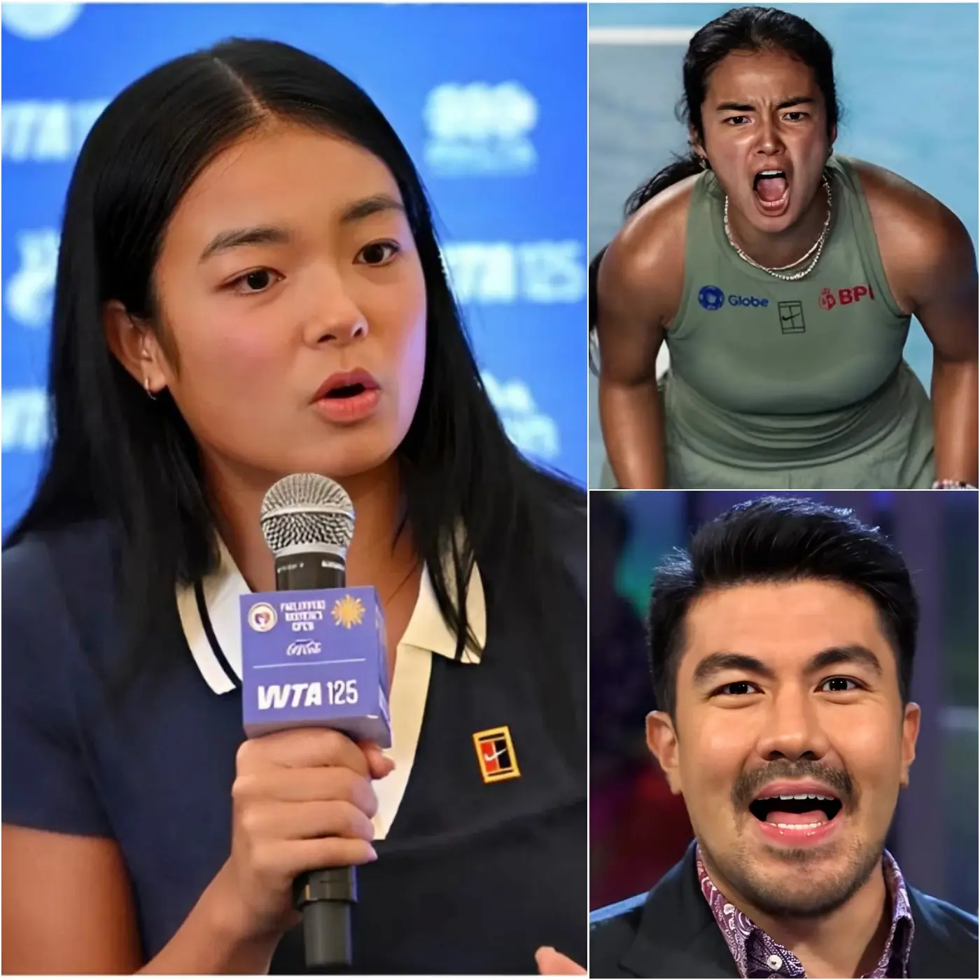Cover Image for “He fell silent immediately.” 🔴 ALEX EALA’S 12-WORD MIC DROP AFTER A SHOCKING ATTACK LEFT THE NATION STUNNED. Tempers exploded when Luis Manzano launched a blistering tirade at tennis star Alex Eala, sparking outrage across sports and political circles after her recent losses. Moments later, Alex stepped forward, met the camera without blinking, and delivered just twelve ice-cold words—measured, fearless, final. Witnesses say the impact was immediate: Manzano reportedly went pale, broke down, and exited the stage in stunned silence, as the crowd held its breath. Watch the moment everyone’s replaying below 👇