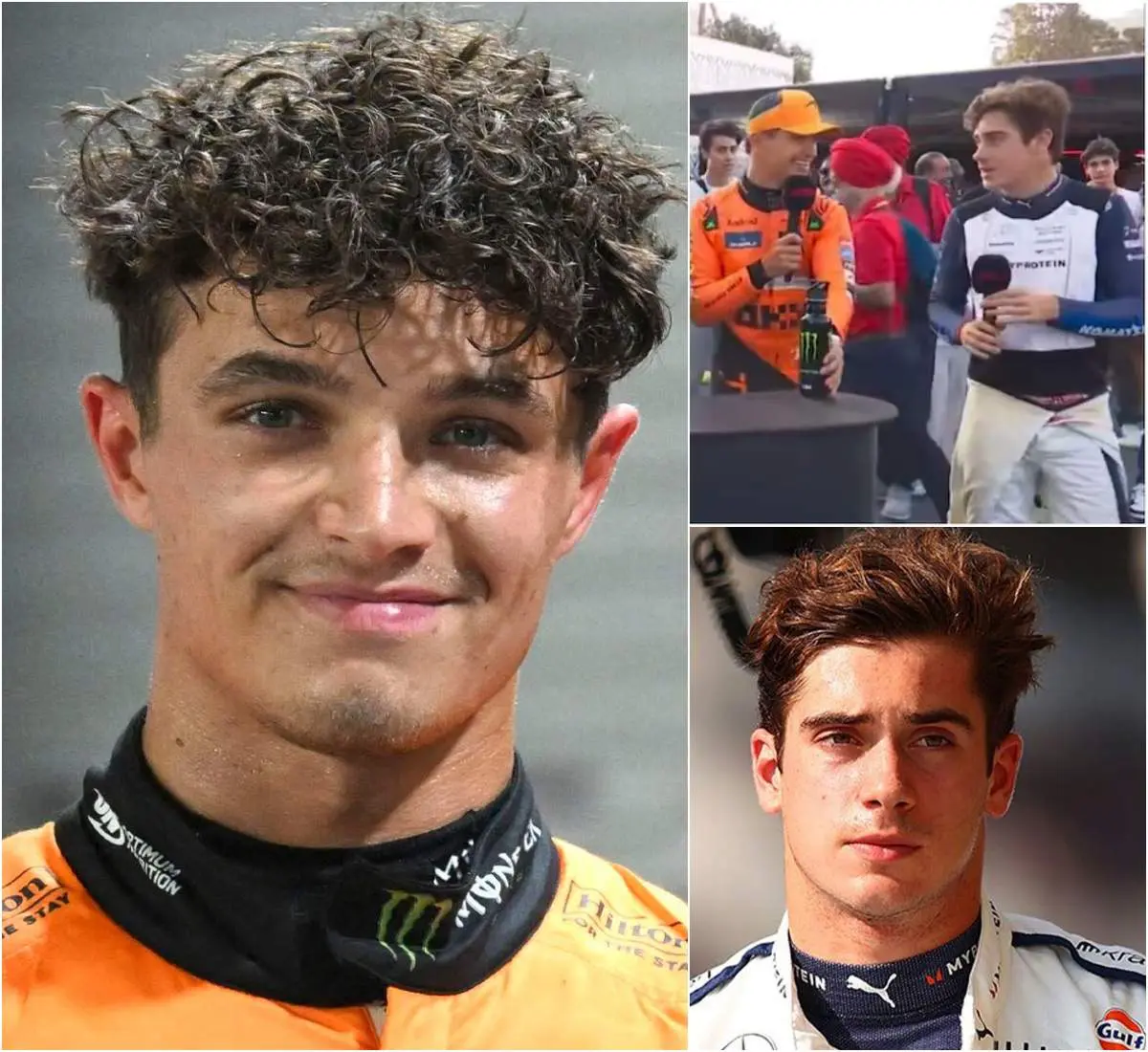 Cover Image for “Desde lo más profundo de mi corazón, quiero expresar mi más sincero agradecimiento a Franco Colapinto —el joven colega talentoso, el amigo cercano y la fuente de inspiración tan inesperada— por haber estado a mi lado, trayendo frescura, energía positiva y un apoyo genuino en los momentos más difíciles. La confianza que depositó en mí, su admiración sincera junto con su espíritu de lucha incansable han sido una enorme motivación que me ha ayudado a mantener el nivel, a superar esos instantes de duda en mí mismo y a regresar más fuerte que nunca. He encontrado suficiente inspiración para seguir persiguiendo esta pasión a mi edad y transmitir la llama de la pasión a la nueva generación de una manera significativa”, Lando Norris expresó con profunda emoción, destacando las excelentes cualidades humanas, la humildad y el vínculo especial lleno de respeto y admiración mutua entre dos generaciones de pilotos.