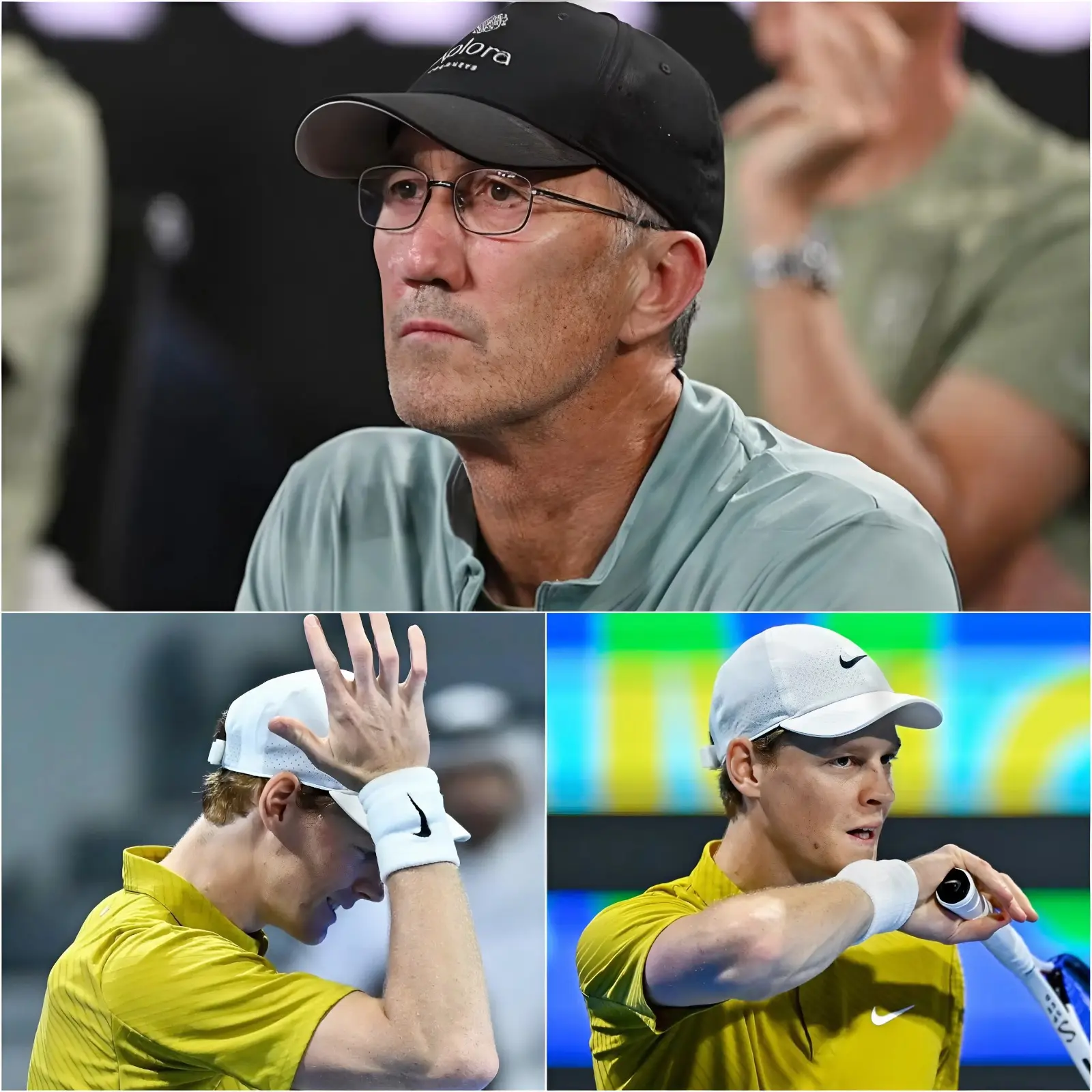 Cover Image for 🚨 BREAKING NEWS — 30 minutes ago, coach Darren Cahill has just revealed the heartbreaking reason why Jannik Sinner was unable to play at 100%, leading to his shocking defeat against Jakub Mensik at the Qatar ExxonMobil Open in Doha. Instead of anger, fans are now filled with empathy and deep concern for the Italian star. “He gave everything he had on the court,” Cahill said, his voice breaking with emotion. “Please try to understand what Jannik is going through right now. I ask you to show us a little compassion during this very difficult time…”