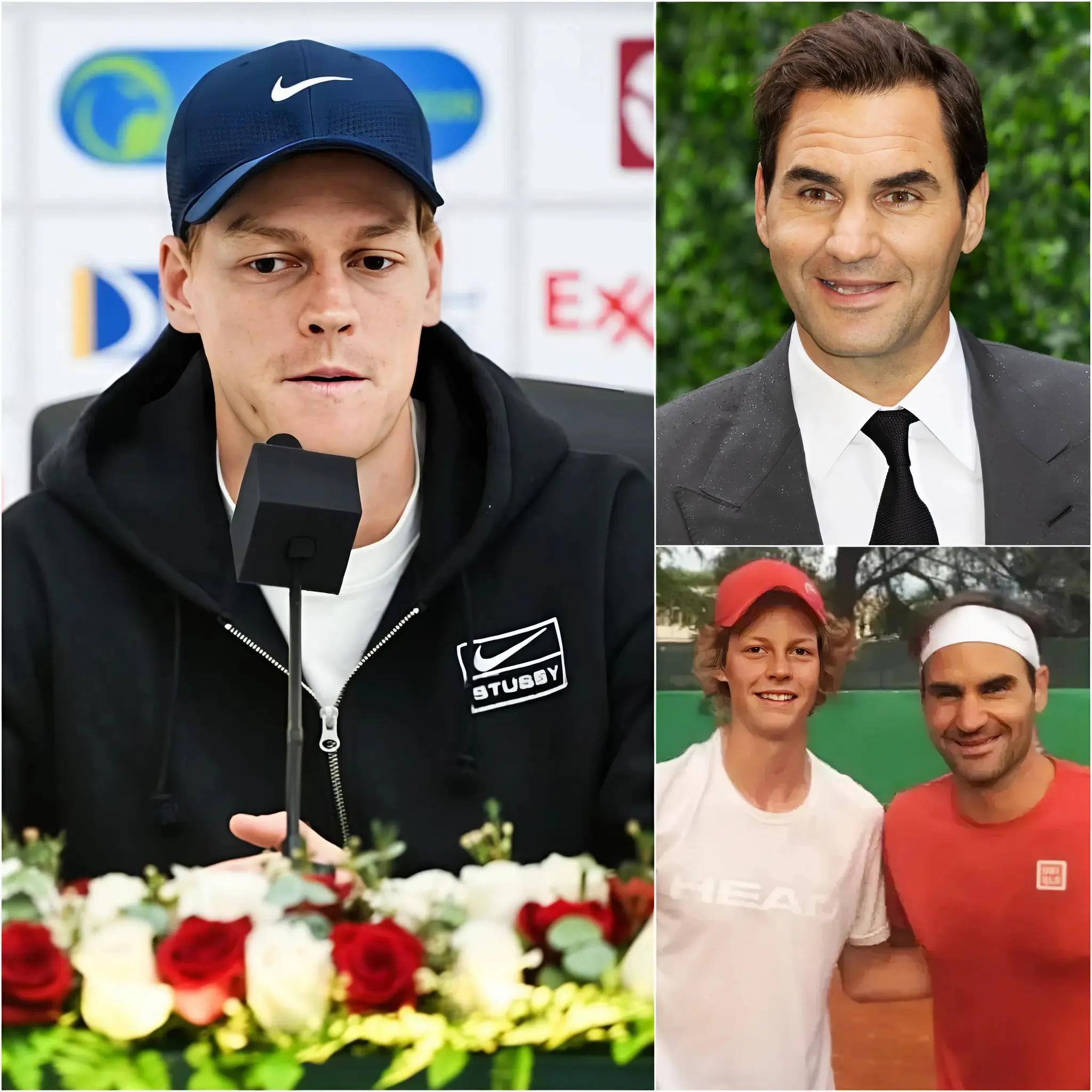 Cover Image for Per proteggere Sinner dall’ondata di critiche dopo l’eliminazione precoce al Qatar Open, la leggenda del tennis Roger Federer è intervenuta con parole forti in sua difesa: “Jannik ha solo 24 anni, ha già conquistato quattro titoli del Grande Slam, ha vinto la Coppa Davis e sta guidando la nuova generazione. Ha perso due partite consecutive? Non è una crisi, è qualcosa di normale nella carriera di qualsiasi grande campione. Anch’io sono uscito presto da molti tornei dopo aver vinto titoli importanti, e ci sono stati momenti in cui la gente diceva che ero ‘finito’. È successo anche a Novak, è successo anche a Rafa.” Queste parole hanno ricevuto milioni di elogi dai tifosi italiani, ma ciò che ha davvero fatto commuovere il mondo intero è stata la risposta piena di gratitudine di Jannik Sinner nei confronti di Federer. 🎾❤️