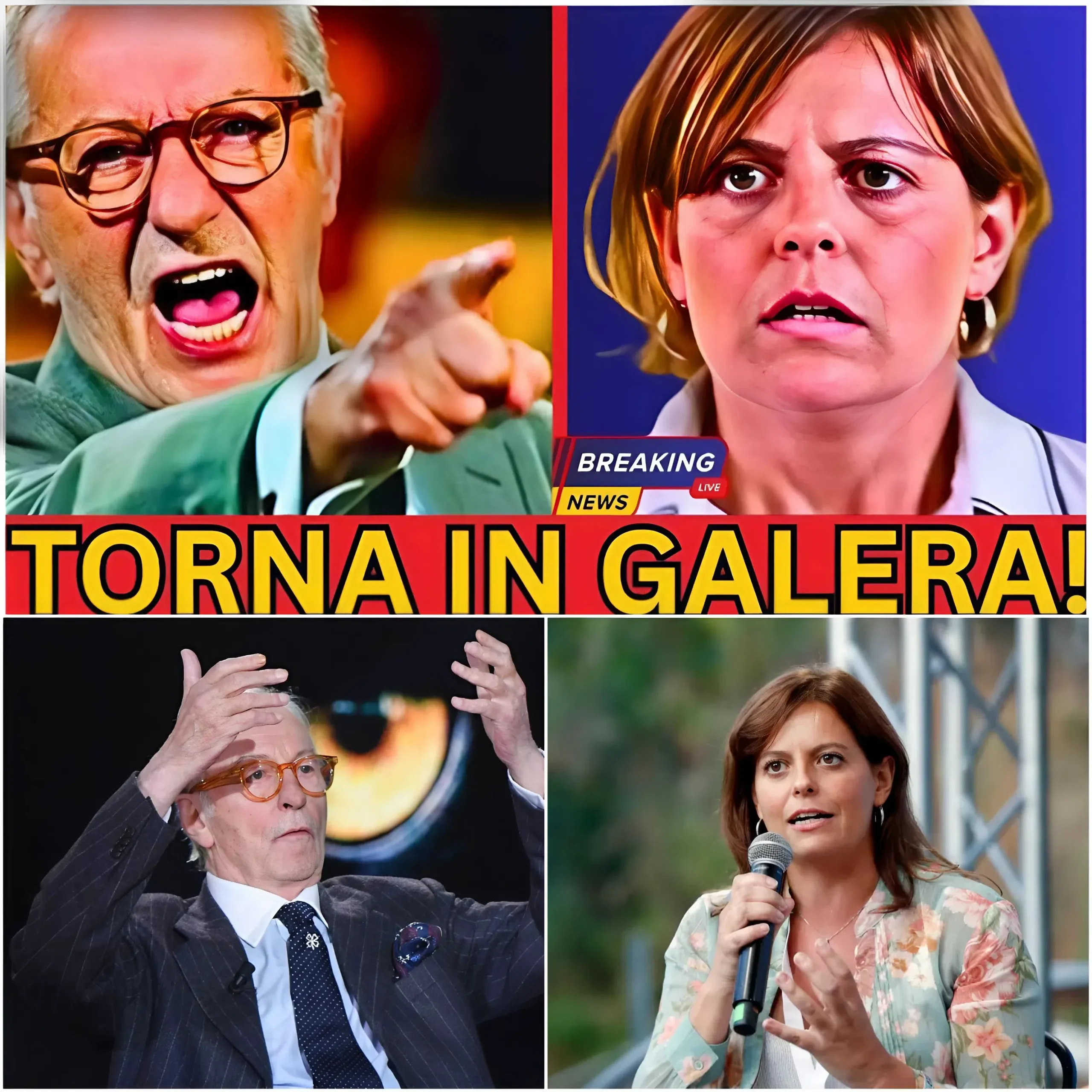 Cover Image for “SEI LA VERGOGNA D’ITALIA!” – Vittorio Feltri attacca senza filtri Ilaria Salis in diretta, scoppia la polemica e il dibattito politico si infiamma in tutto il Paese