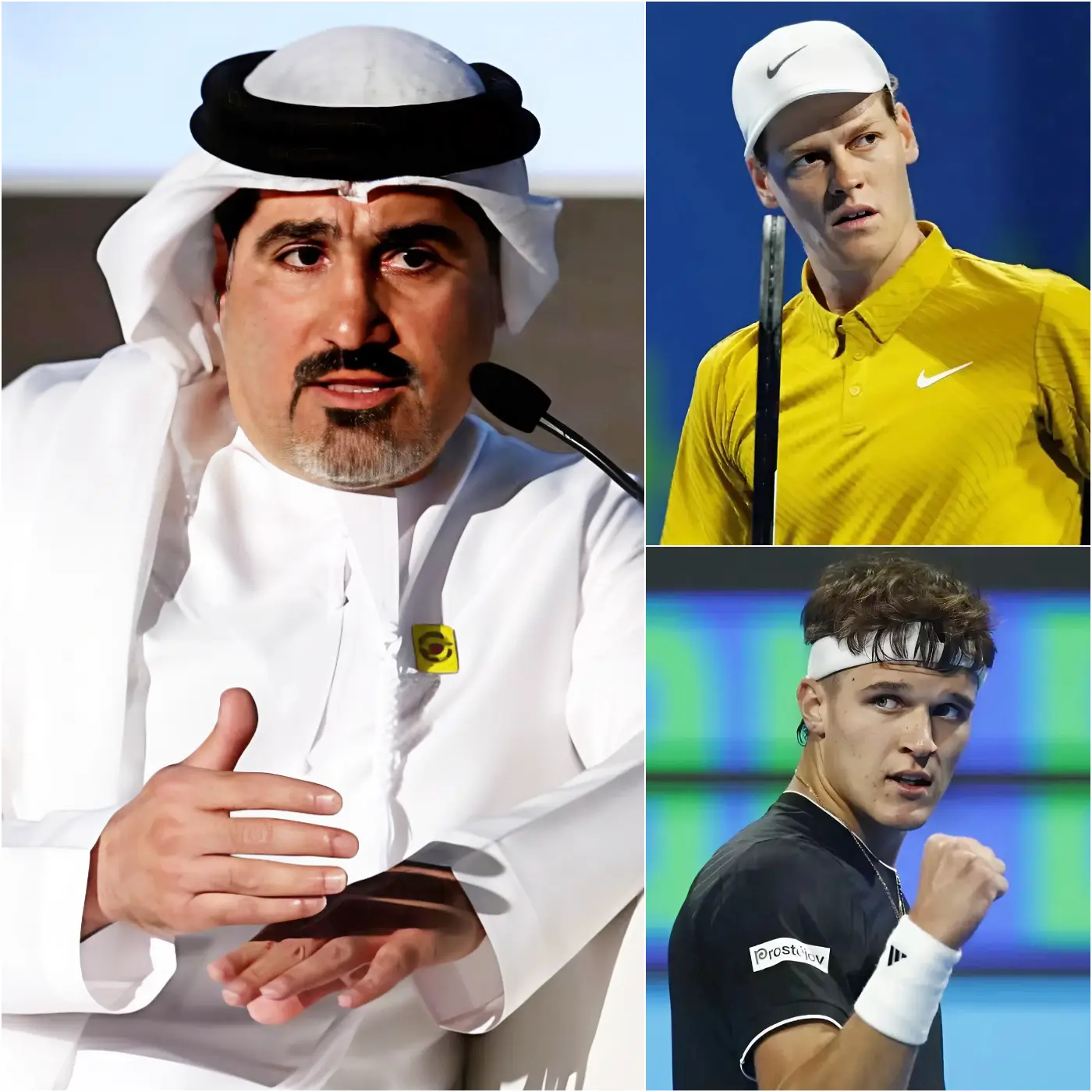 Cover Image for 🚨 30 MINUTES AGO: Mr. Omar Al-Hassan, tournament director of the Qatar ExxonMobil Open, unexpectedly called an urgent late-night press conference. With a grave expression, he declared: “We cannot allow a stain to remain in the tournament’s history. After carefully reviewing the Hawk-Eye images and multiple court camera angles, we confirm there was a serious violation by the chair umpire in the first set that directly impacted the outcome of the match.” Immediately afterward, he presented journalists with a 45-second video described as true “smoking gun” evidence, clearly highlighting the GRAVE OFFICIATING ERROR that occurred during the quarterfinal clash between Jannik Sinner and Jakub Mensik. But he didn’t stop there: moments later he announced a SHOCKING DECISION that has rocked the entire tennis world, triggering fierce controversy and heated debates across the global sports landscape. 👇👇