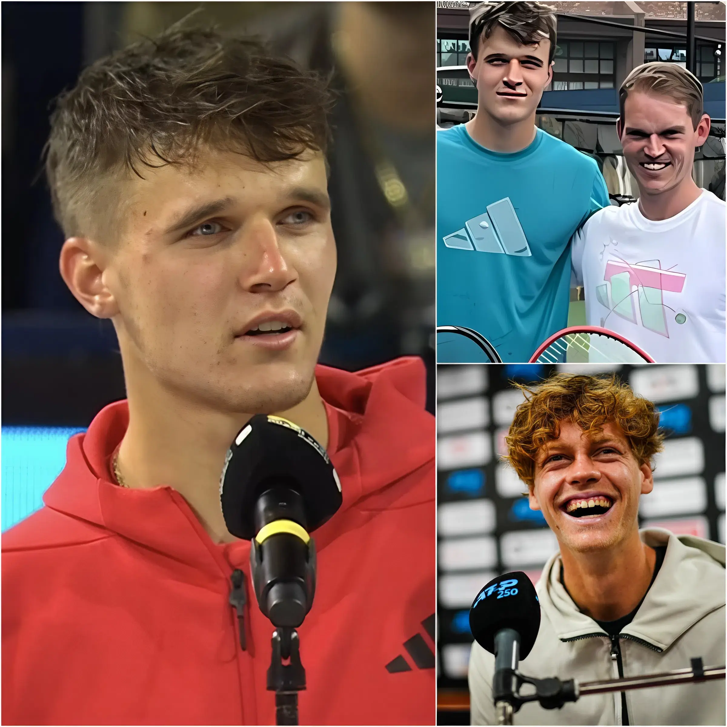 Cover Image for “Either it’s me or it’s him. I refuse to share the court with him again. I would rather walk away from the ATP Tour than watch him step onto it for even a second. Playing against him feels like betraying my career and my personal integrity.” In a stunning outburst, Czech rising star Jakub Mensik publicly lashed out at rival Jannik Sinner, accusing the world No. 1 of being the true “source of the defeat” and bearing primary responsibility for what he described as injustice in their explosive Qatar Open quarterfinal clash. Mensik delivered the remarks during a tense press conference ahead of the semifinals at the Qatar Open, where his coach, Tomáš Josefus, formally demanded an emergency test for Sinner moments before the match, triggering an immediate ITIA procedure. What followed, insiders say, sent shockwaves through the entire tennis world.