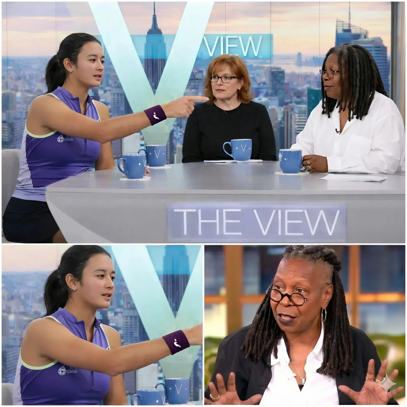 Cover Image for 🔴 Eala stepped onto the set of The View with the calm composure of someone invited to speak about a charity initiative, completely unaware that the conversation was about to drift far beyond tennis. There was no warning from the production team, no delay button to soften what was coming. And when Whoopi Goldberg leaned back and said sharply, “LET’S NOT TURN THIS INTO A MORAL LECTURE,” the atmosphere in the room shifted instantly.