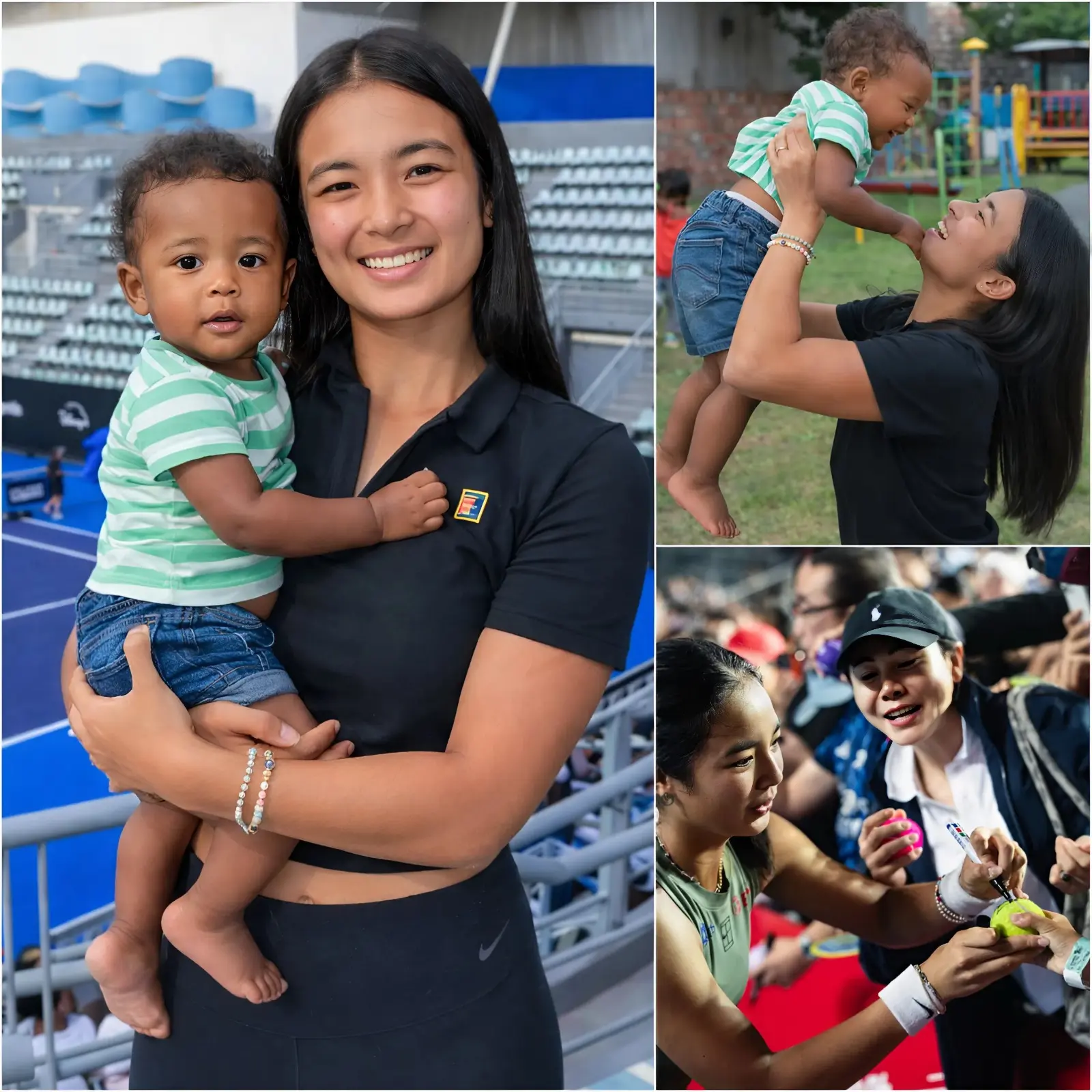 Cover Image for No one expected this!! 🔥😳 Alexandra Eala has adopted an abandoned baby who was discovered in a trash bin at the training facility where she was preparing for the Australian Open season. The incident threw the entire practice area into chaos as announcements echoed repeatedly over the loudspeakers, calling for the baby’s mother — but no one came forward. One day passed. Then another. Nothing but a cold, unsettling silence. While the tennis world remained focused on form, match schedules, and the pressure of titles, Alexandra found herself haunted by the empty, lifeless eyes of the abandoned child. After days of deep reflection, she made a decision no one could have anticipated: she would adopt the baby. In a brief statement that set social media on fire, she said: “Only evil people would abandon their own child.” But that was not what truly shocked the world. Alexandra Eala went on to make another statement that ignited fierce controversy, splitting public opinion into two opposing camps… 👇