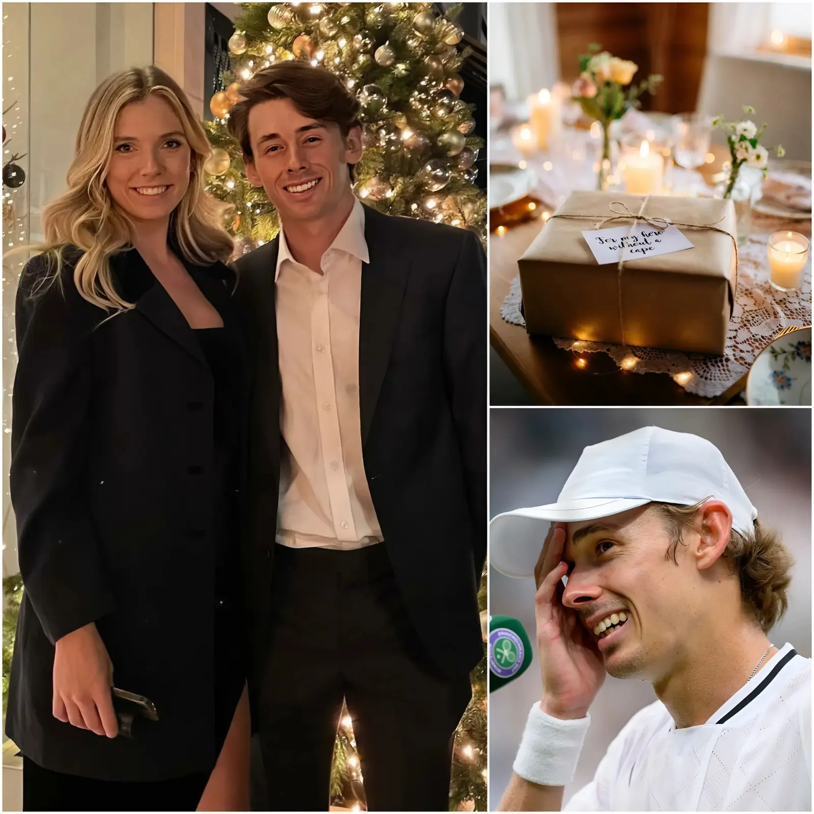 Cover Image for 💖 A SIMPLE NIGHT, A TRULY IMPRESSIVE GESTURE: Katie Boulter surprised her boyfriend Alex de Minaur with a secret birthday party she had been quietly preparing for weeks. No media, no crowds, just the two of them in a cozy little rented house in the English countryside, twinkling lights strung from the ceiling, his favorite playlist playing softly, and a homemade chocolate cake (a little misshapen, but made with all her love). But the moment that brought Alex to tears was when Katie handed him a small, elegant box engraved with the words: “For my hero without a cape.” When Alex opened it, he was silent for almost a minute… then smiled through his tears and whispered, “This is the greatest gift I’ve ever received.” Later that evening, the contents of the last box were finally revealed… and it left everyone present speechless.👇👇
