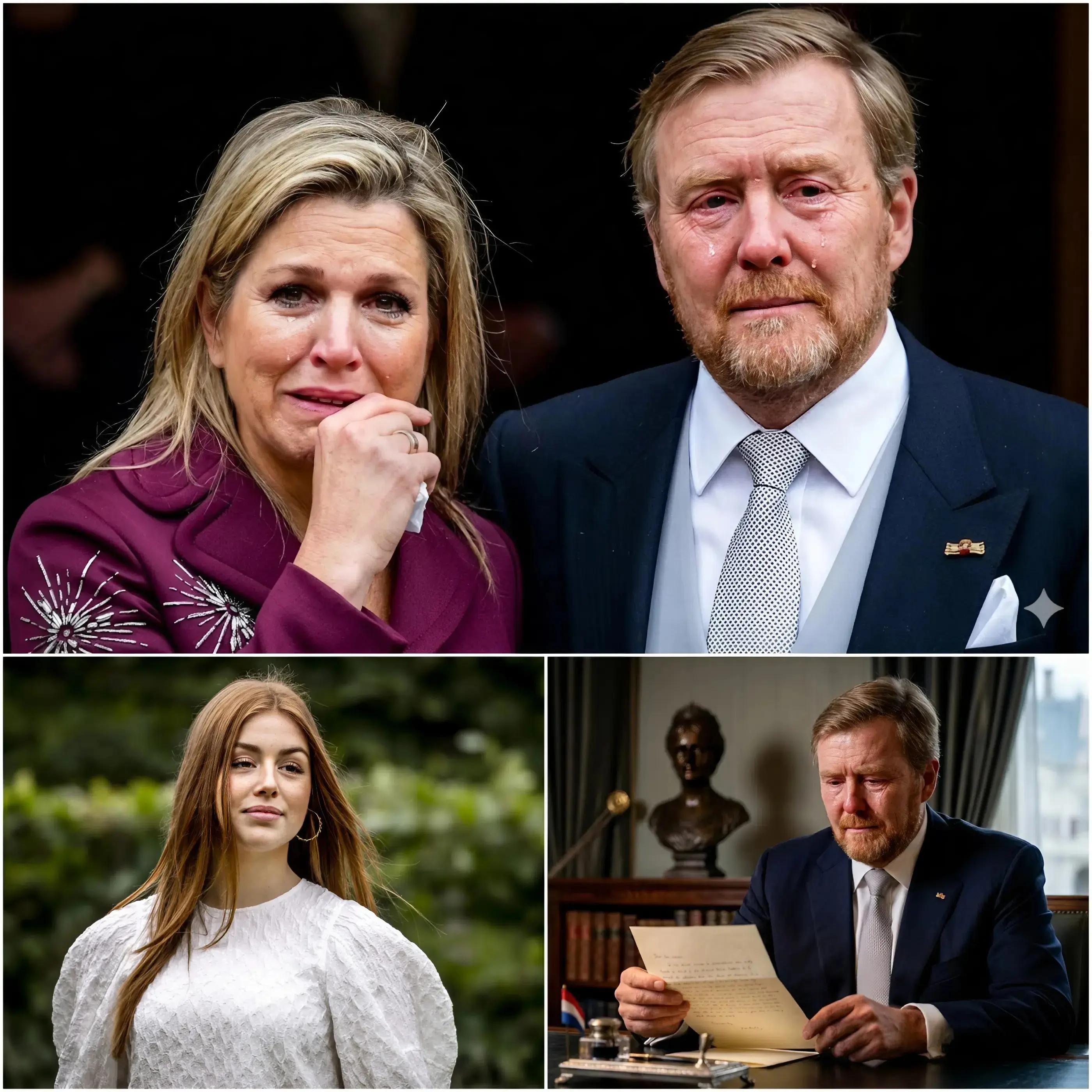 Cover Image for TRIEST NIEUWS 😢 Slechts 30 minuten geleden schokten Koning Willem-Alexander en Koningin Máxima fans in Paleis Huis ten Bosch met de aankondiging dat Prinses Alexia momenteel… Lees het volledige verhaal hieronder 👇