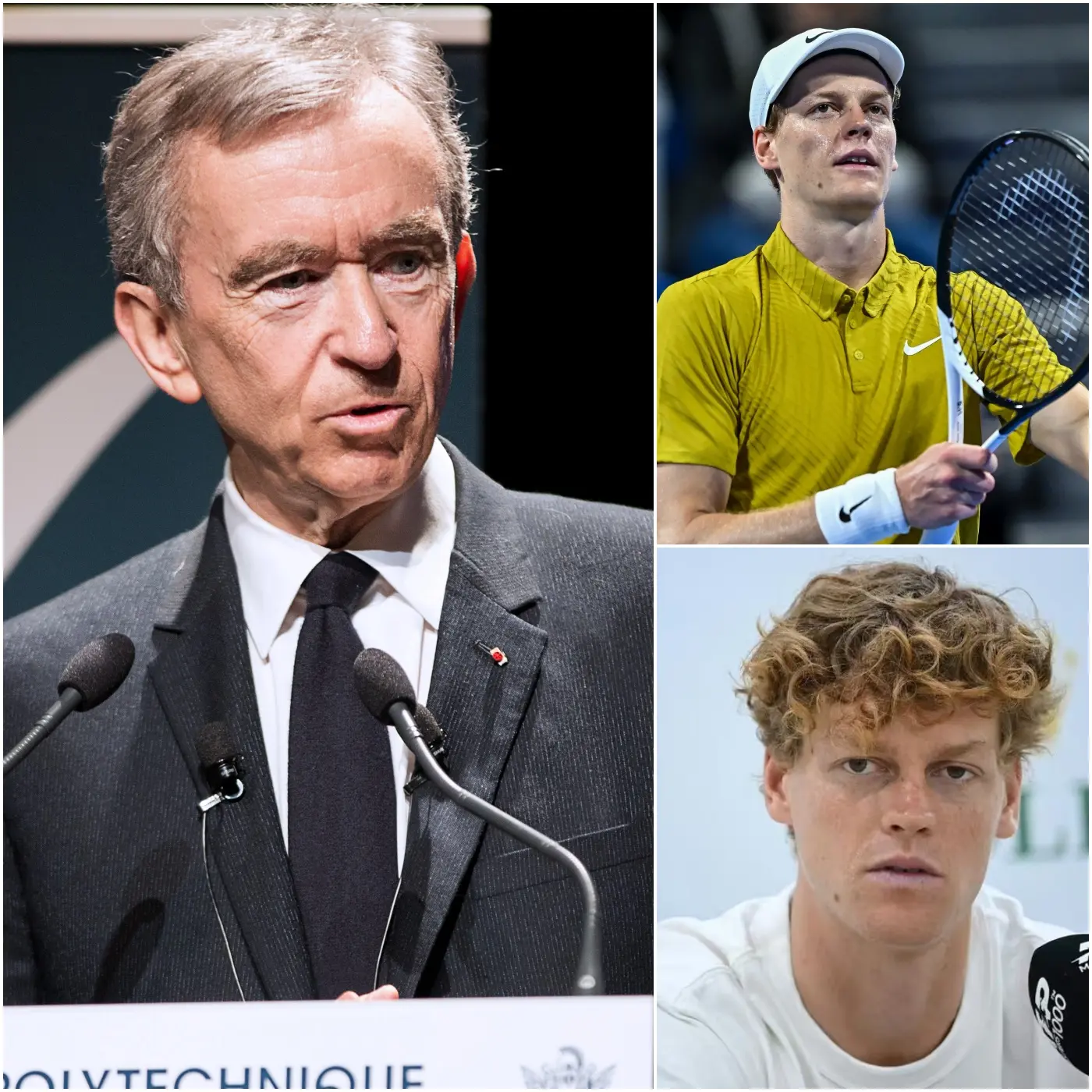Cover Image for 🚨🎾 ULTIMA ORA — Il miliardario Bernard Arnault ha ufficialmente annunciato che coprirà interamente i costi di allenamento, le attrezzature e tutte le necessità per Jannik Sinner, dopo che il tennista – pur non conquistando la vittoria finale – ha comunque realizzato un’impresa straordinaria al Qatar Open. La sua prestazione non solo è entrata nella storia del torneo, ma ha anche spinto milioni di tifosi sugli spalti ad alzarsi in piedi per applaudire con ammirazione. “Questo è un momento senza precedenti nella storia dello sport moderno”, ha dichiarato con emozione. Ma il momento più toccante è arrivato quando Bernard Arnault ha rivelato il vero valore dietro questo sostegno: una semplice lettera scritta a mano, che ha definito “un gesto di riconoscimento”, lo ha fatto scoppiare in lacrime. Quella lettera ha svelato una storia rimasta a lungo nell’ombra – fatta di sacrifici, difficoltà e sogni coltivati in silenzio – una storia che ha profondamente commosso un’intera nazione e toccato il cuore di milioni di appassionati di sport… 👇👇