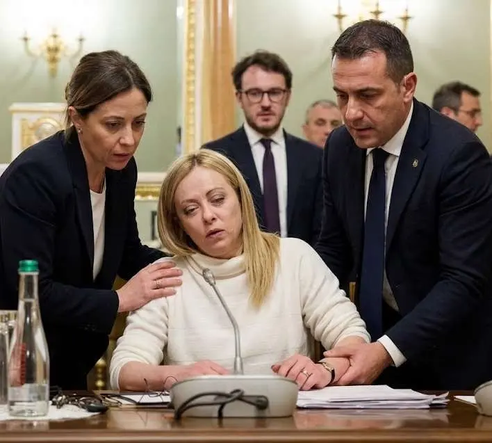 Cover Image for 🚨DIECI MINUTI FA: Il panico si è diffuso in tutta la sala del vertice UE affollata di leader quando la Presidente del Consiglio italiana Giorgia Meloni è improvvisamente crollata mentre stava tenendo un discorso. La sicurezza e il personale medico si sono precipitati immediatamente per assisterla mentre i capi di Stato osservavano in un silenzio attonito. Ora abbiamo un aggiornamento commovente sulla grave battaglia per la salute che Giorgia sta affrontando…👇👇