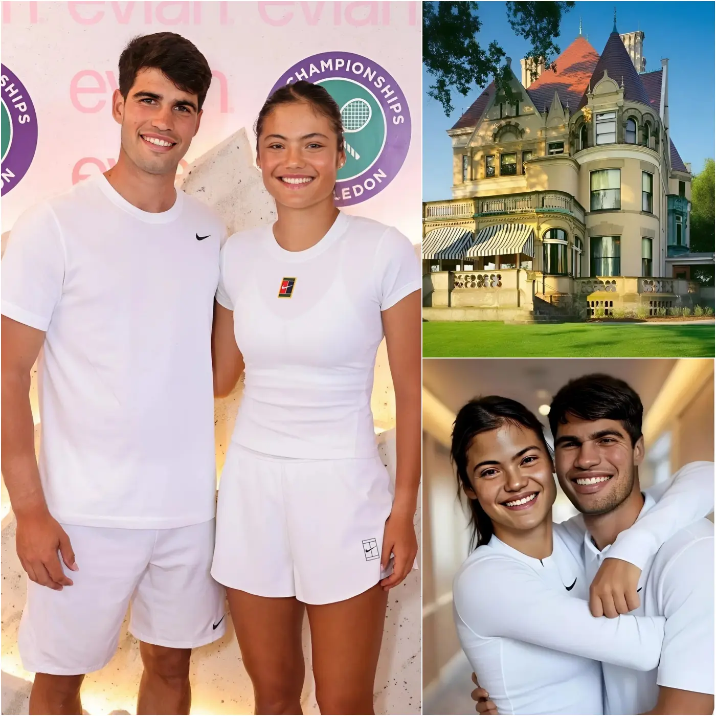 Cover Image for 🏘️🔑 A moment that seemed to exist only in fairy tales suddenly became real, and the name at the center of this story is Carlos Alcaraz. Without a single hint, without any prior warning, he quietly purchased a luxurious villa valued at 28 million euros in Palm Jumeirah and presented it as an almost predestined gift to Emma Raducanu’s parents. The emotion exploded in seconds. It wasn’t the shine of the money, but the profound weight of humanity behind it. Even the security guards, accustomed to luxury and vast fortunes, stood motionless, deeply moved by such an unexpected and touching gesture. WATCH EVERYTHING IN THE COMMENTS 👇