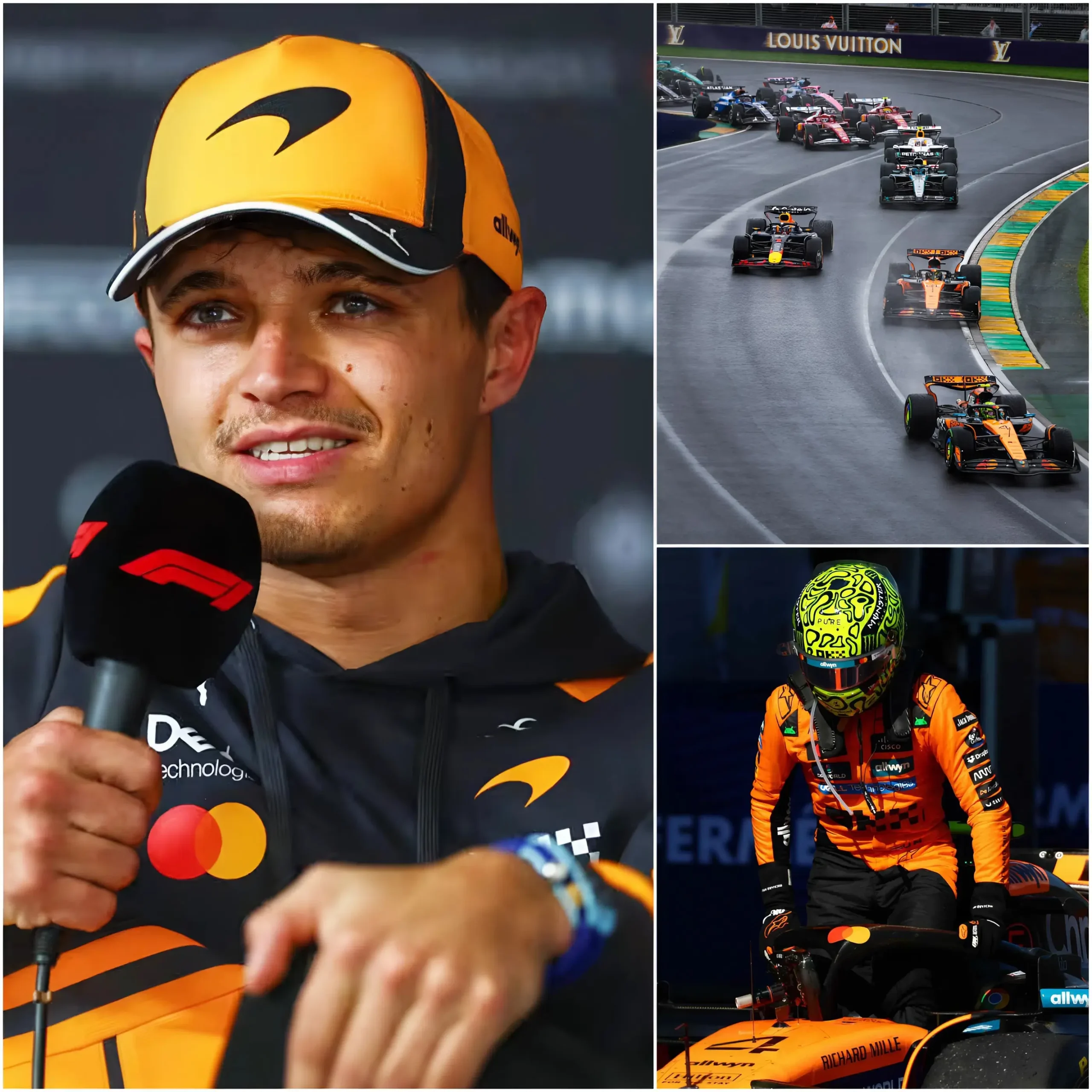 Cover Image for 🚨 15 MINUTES AGO: Just before the Australian Grand Prix in Melbourne, Lando Norris shocked the Formula 1 world with a surprising revelation that left fans and the media completely stunned. What he revealed right before the race is now sparking widespread speculation… details below 👇👇😱