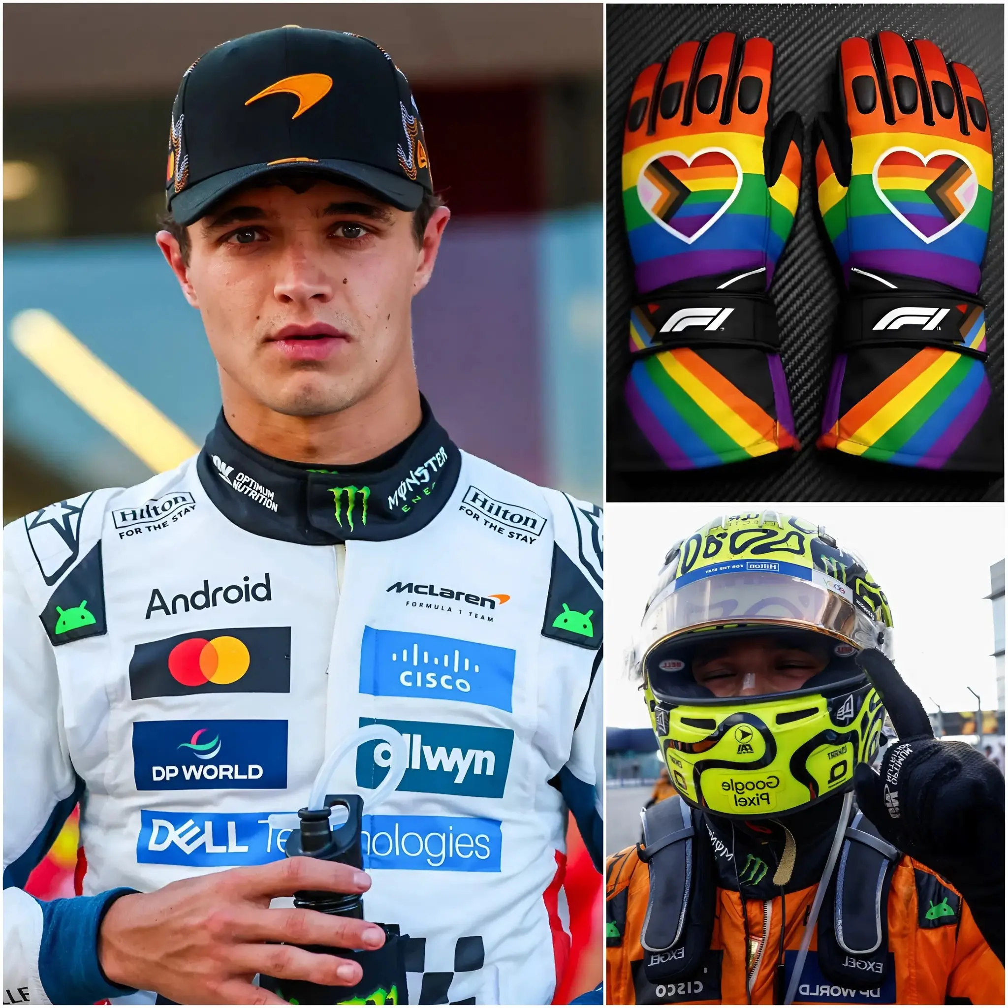 Cover Image for 🚨 GLOBAL F1 FIRESTORM: Lando Norris Refuses Rainbow Armband for 2026 — “Racing Comes First.” The explosive stance has triggered fierce backlash worldwide, thrusting Fédération Internationale de l’Automobile and McLaren into a high-stakes controversy dividing fans and the global LGBTQ+ community.
