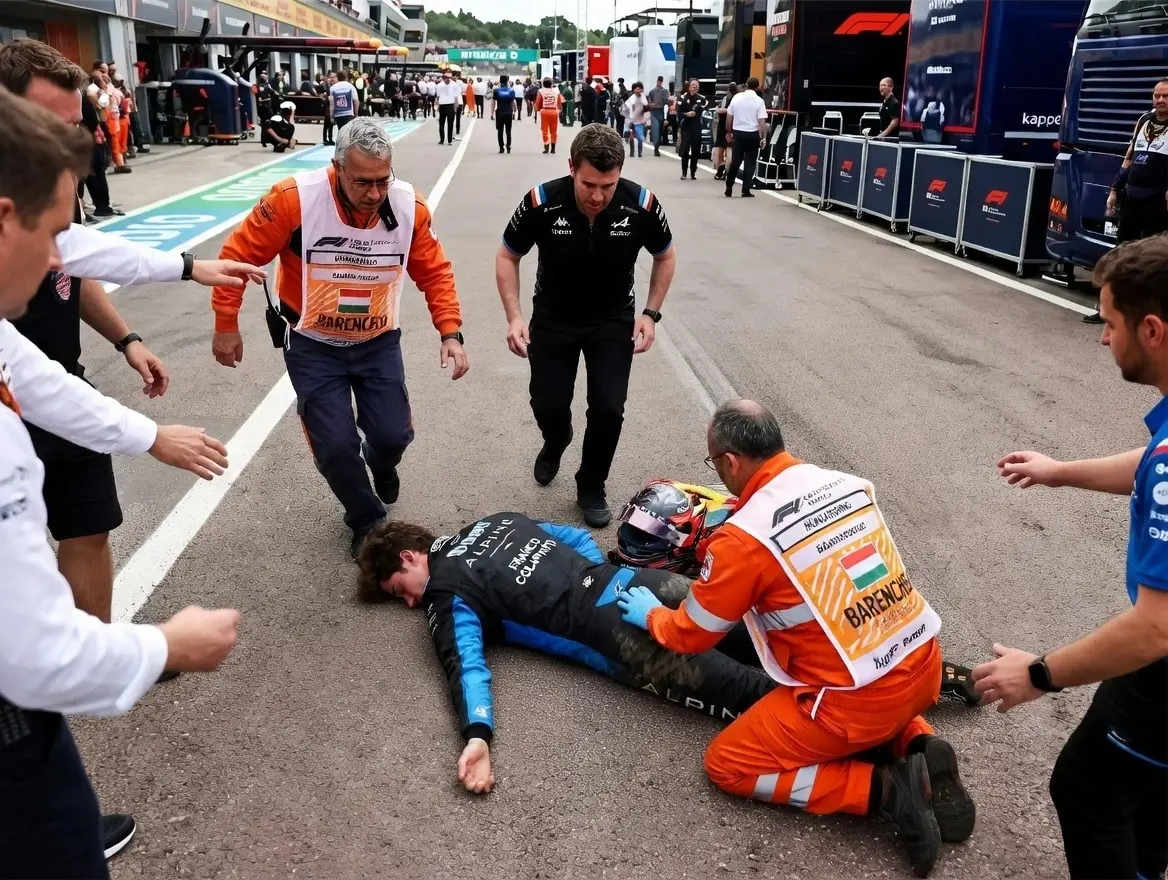 Cover Image for El pánico se apoderó de cada centímetro del paddock y se propagó como un rayo por las gradas repletas durante la tensa jornada de pruebas de pretemporada de Alpine, cuando el joven y prometedor piloto Franco Colapinto quedó en el centro de una escena estremecedora tras una brutal colisión que sacudió el exigente trazado del Hungaroring. En apenas unos segundos, todo quedó congelado entre humo espeso, un silencio antinatural y miradas incrédulas, mientras los comisarios de seguridad y el equipo médico irrumpían a toda velocidad para socorrerlo, y los ingenieros junto a sus compañeros observaban paralizados, con el corazón en la garganta y los ojos clavados en la dramática imagen imposible de ignorar. La tensión se volvió insoportable, como si pudiera cortarse con un cuchillo, y el rugido constante de los motores desapareció para dar paso a un silencio helado que dejó a todo el circuito conteniendo la respiración. Ahora, una actualización cargada de emoción y esperanza comienza a emerger sobre la dura y desafiante batalla de recuperación que Franco enfrenta tras el violento impacto, un proceso que mantiene en vilo a los fanáticos y sacude al mundo del automovilismo. Nuestros pensamientos y nuestra fuerza acompañan a él y a sus seres queridos en este momento tan delicado.