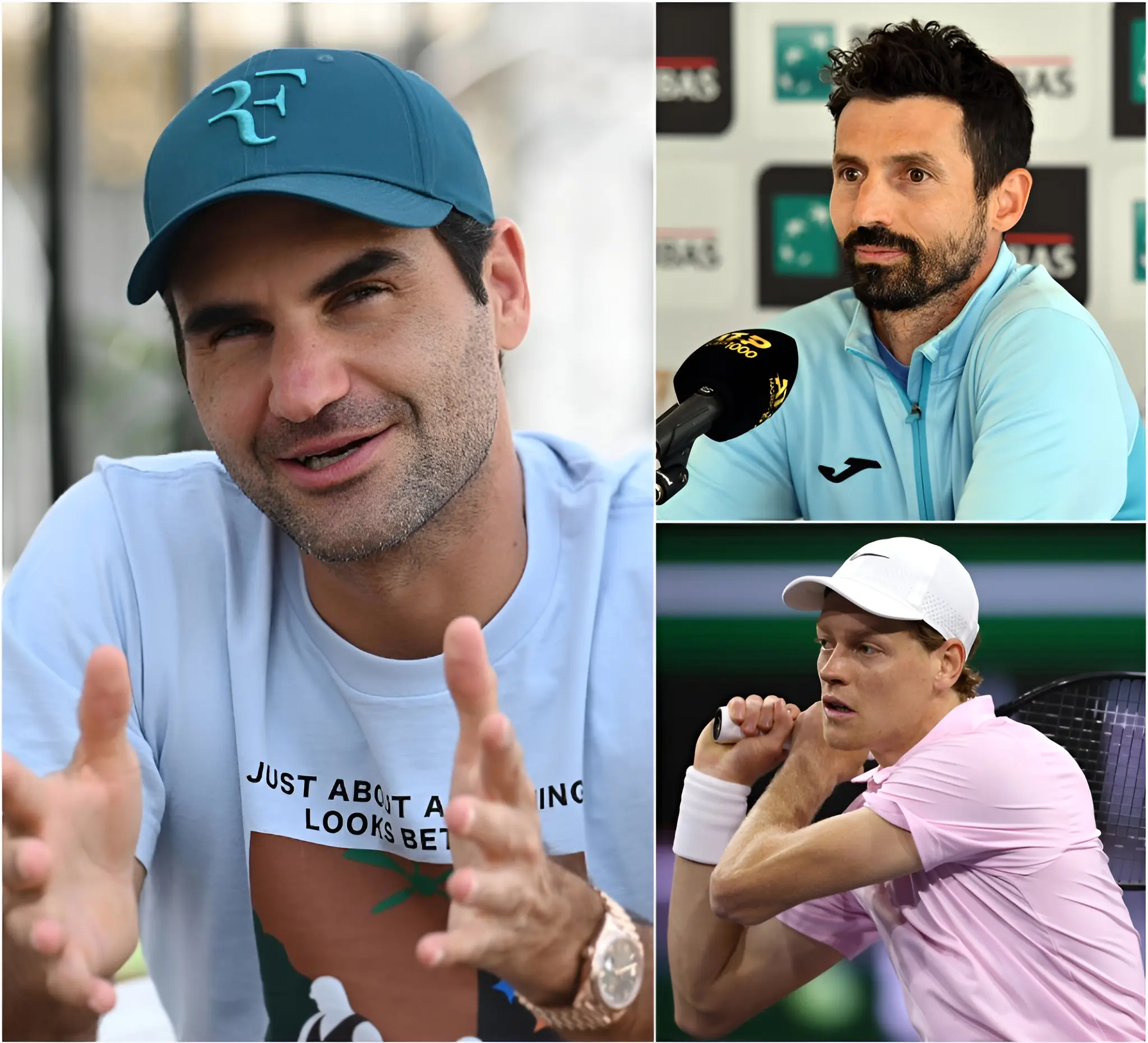 Cover Image for “Jannik Sinner non raggiungerà mai il livello di Carlos Alcaraz!” – la leggenda Roger Federer avrebbe dichiarato mentre seguiva l’Indian Wells Masters.