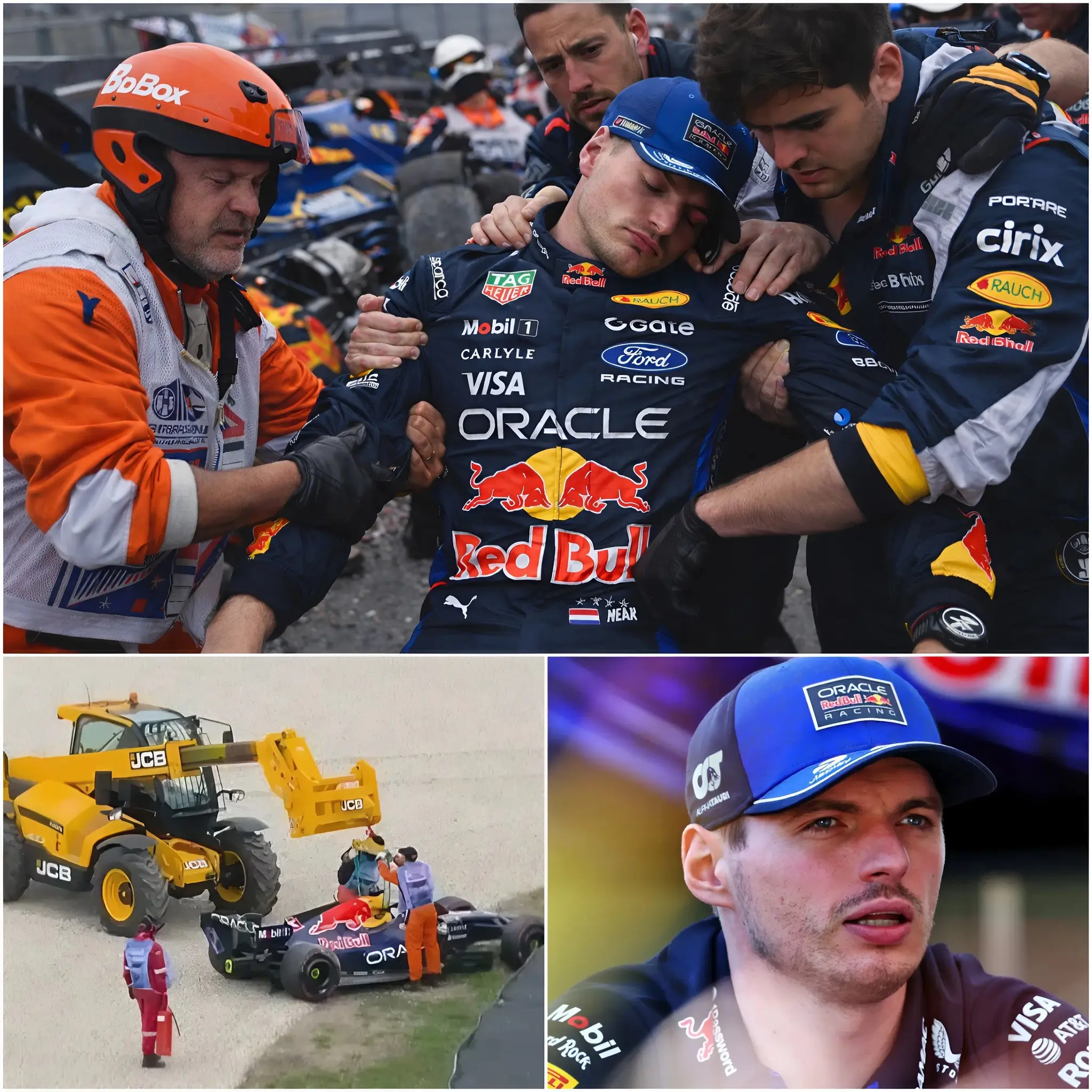 Cover Image for 🚨 Max Verstappen è caduto durante le qualifiche. La collisione non solo lo ha squalificato, ma lo ha anche costretto a una lunga pausa a causa di un infortunio al braccio. Max Verstappen potrebbe saltare la gara di apertura in Australia. 👇