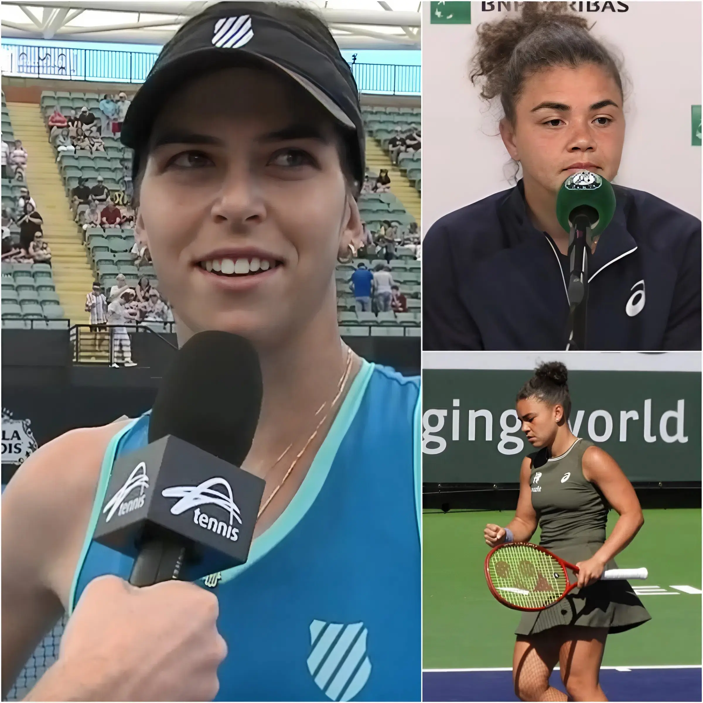 Cover Image for “HA BARATO!” – Ajla Tomljanović È Esplosa In Accuse Contro Jasmine Paolini Dopo La Sua Cocente Sconfitta Al Masters Di Indian Wells. Dopo La Tesa Sconfitta Per 5-7, 7-5, 1-6, Ha Dichiarato Con Rabbia: “l’ho Vista Chiaramente Indossare Un Braccialetto Con Uno Strano Dispositivo Attaccato. Ha Impedito Alla Mia Racchetta Di Colpire La Palla Correttamente!”