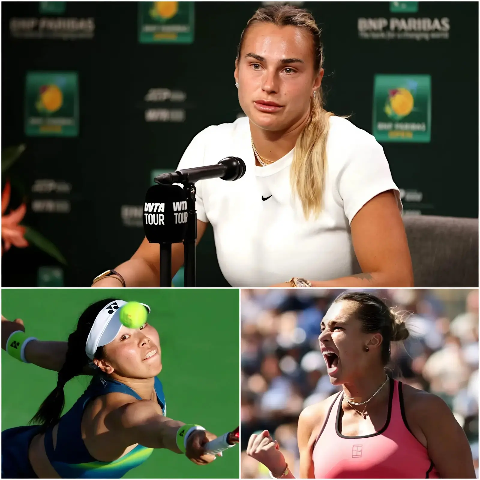 Cover Image for « Affronte-moi en face et ne touche pas à ma famille ! » — Aryna Sabalenka explose de rage et accuse Himeno Sakatsume d’avoir lancé des propos extrêmement offensants visant sa famille juste après la fin du match à l’Indian Wells Masters.