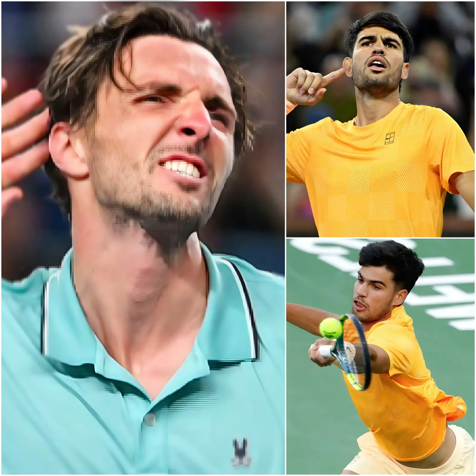 Cover Image for 🛑«Si quieren que Carlos Alcaraz gane a toda costa, que le den el trofeo directamente y no me hagan jugar más estos partidos sin importancia». El tenista Arthur Rinderknech acusó públicamente a los árbitros de su crucial partido de tercera ronda contra Carlos Alcaraz en Indian Wells 2026 de flagrante parcialidad, ignorando deliberadamente numerosos errores de Alcaraz…LEER LA HISTORIA COMPLETA👇