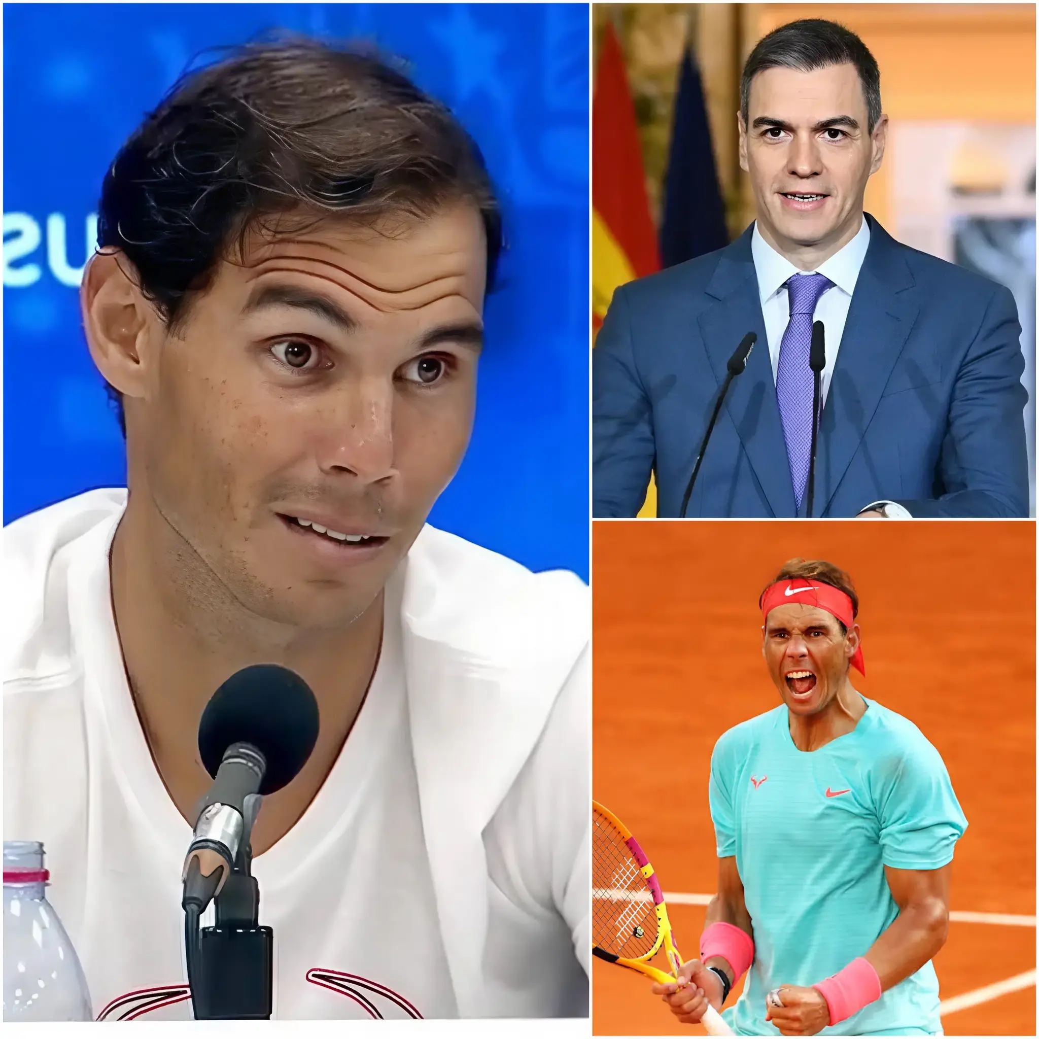 Cover Image for 🔥 Hace 10 minutos: “No digas que es por este país — no eres más que una persona egoísta y despreciable.” Las palabras frías y despiadadas de Pedro Sánchez en televisión transmitida en vivo rechazaron públicamente todos los esfuerzos, ideales y sacrificios silenciosos que Rafael Nadal ha perseguido durante años.