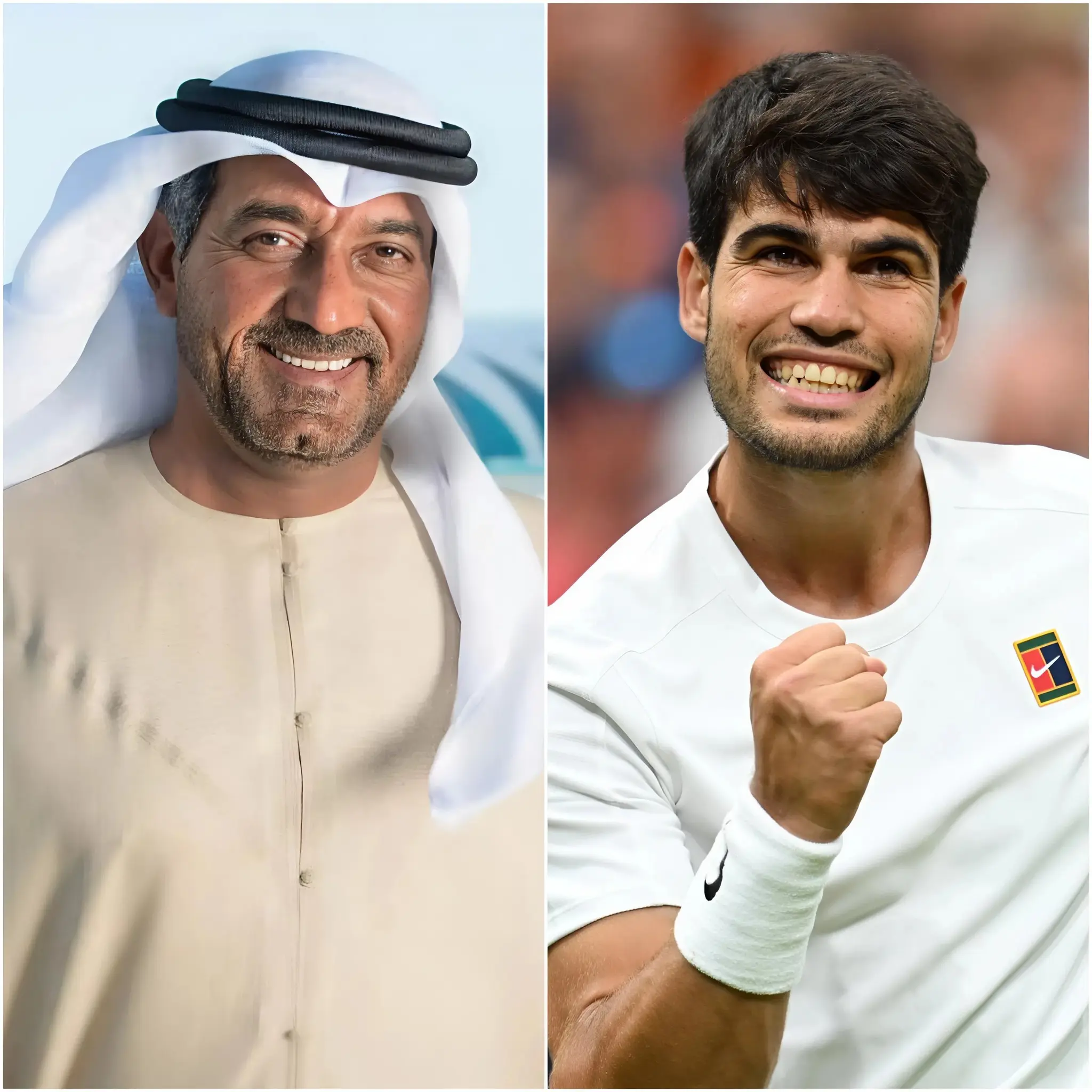 Cover Image for 🚨 HACE 10 MINUTOS: En un movimiento sorprendente, Emirates anunció un nuevo acuerdo como embajador con el tenista número 1 del mundo, Carlos Alcaraz. El acuerdo le garantiza vuelos en clase ejecutiva (Qsuite) a cada torneo y un pago anual de 22 millones de dólares para apoyar su carrera.