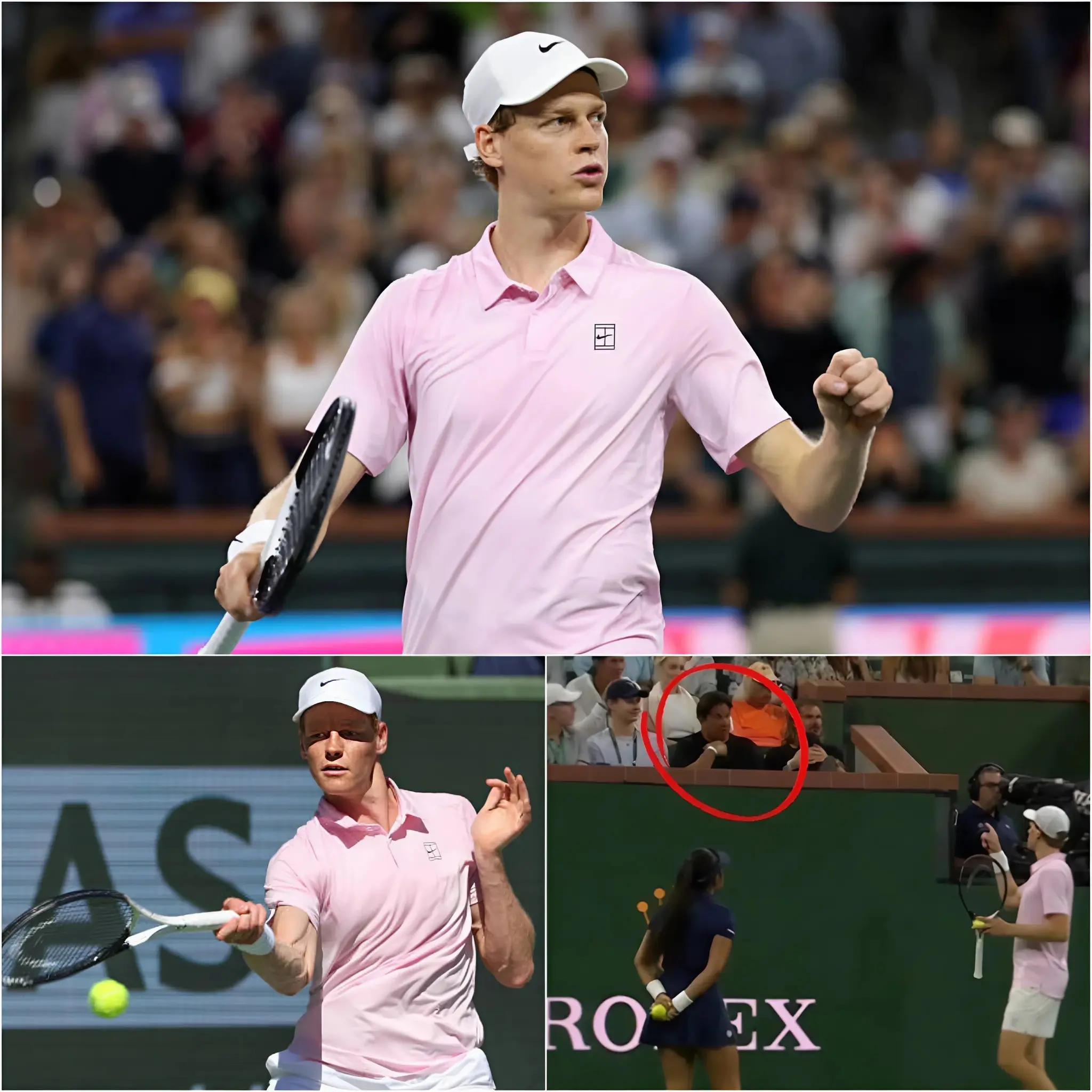 Cover Image for In the atmosphere charged with tension, taut as a violin string in the decisive set of the Indian Wells Masters, while Jannik Sinner accumulated point after point in the breathtaking duel against João Fonseca💖