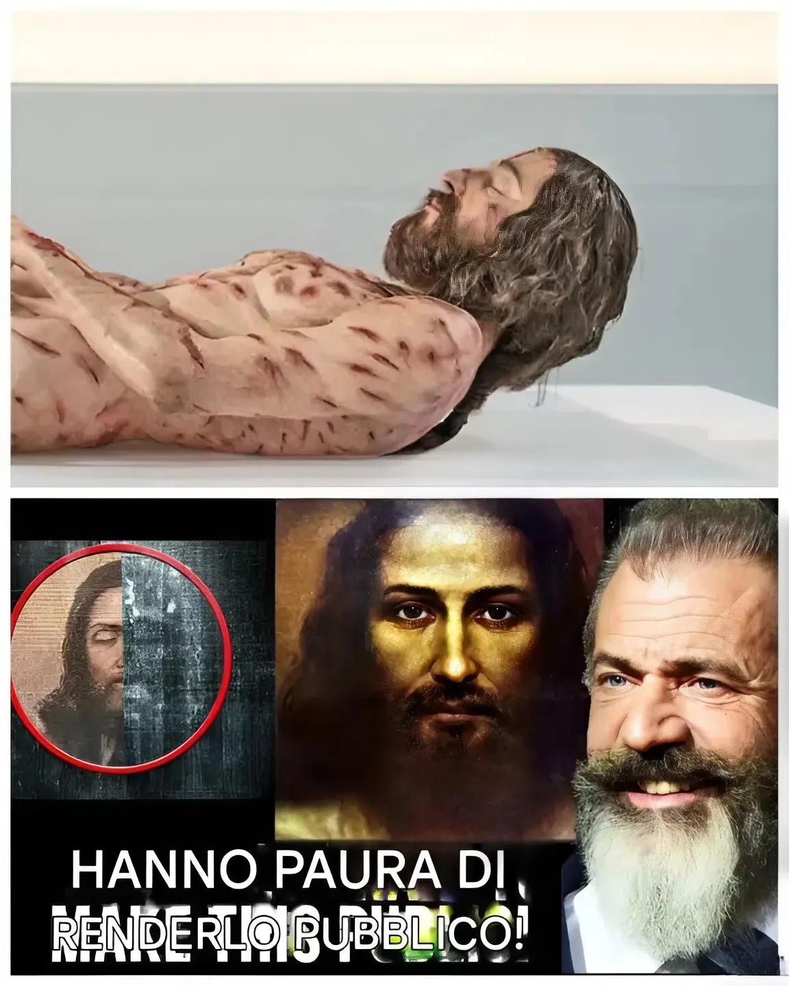 Cover Image for La rivelazione shock di Mel Gibson: La verità sulla Sindone di Torino finalmente rivelata, lascia il mondo intero a bocca aperta 🔍🩸