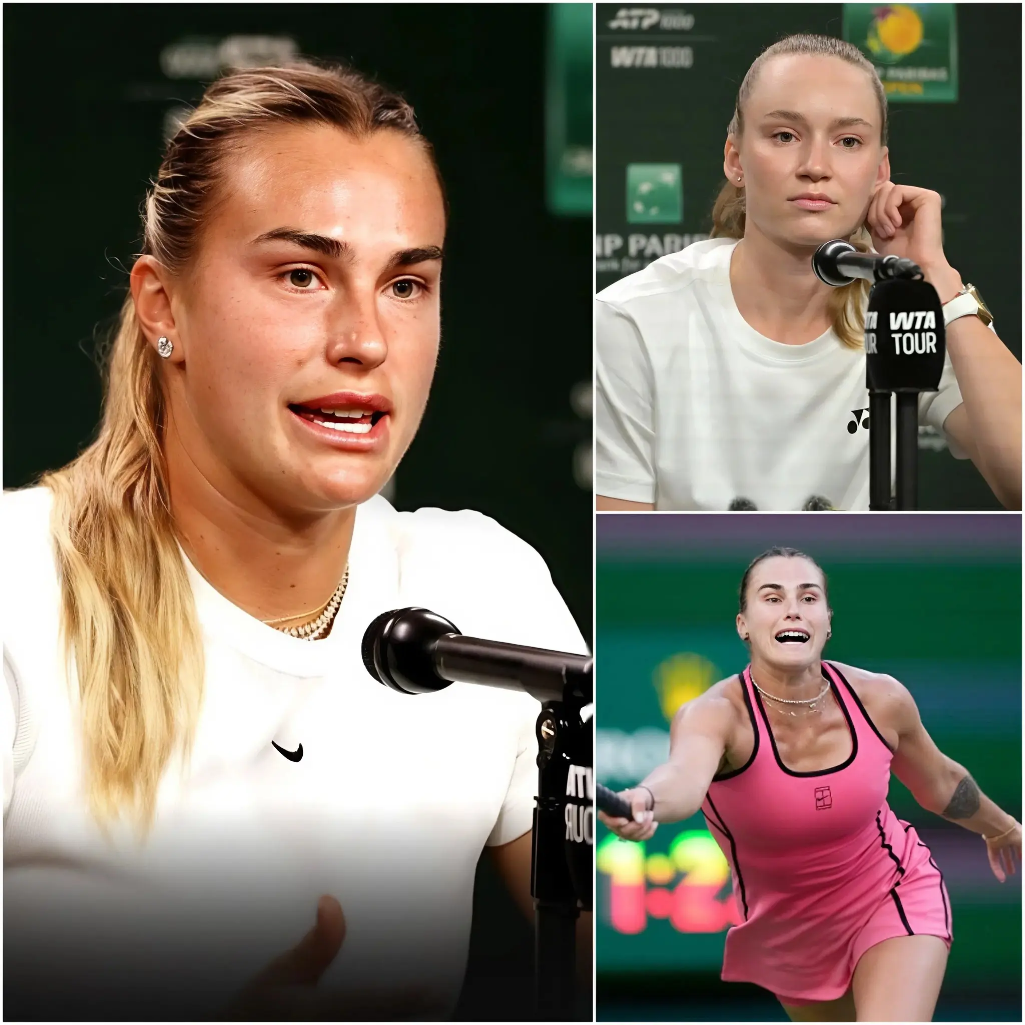 Cover Image for « ELLE N’EST PAS À MON NIVEAU — CETTE FOIS, JE VAIS LUI FAIRE GOÛTER UNE AUTRE DÉFAITE DOULOUREUSE. » — Juste avant la finale de l’Indian Wells Open 2026, Elena Rybakina a déclenché une énorme controverse dans tout le tournoi en lançant une déclaration audacieuse directement dirigée contre son adversaire, Aryna Sabalenka